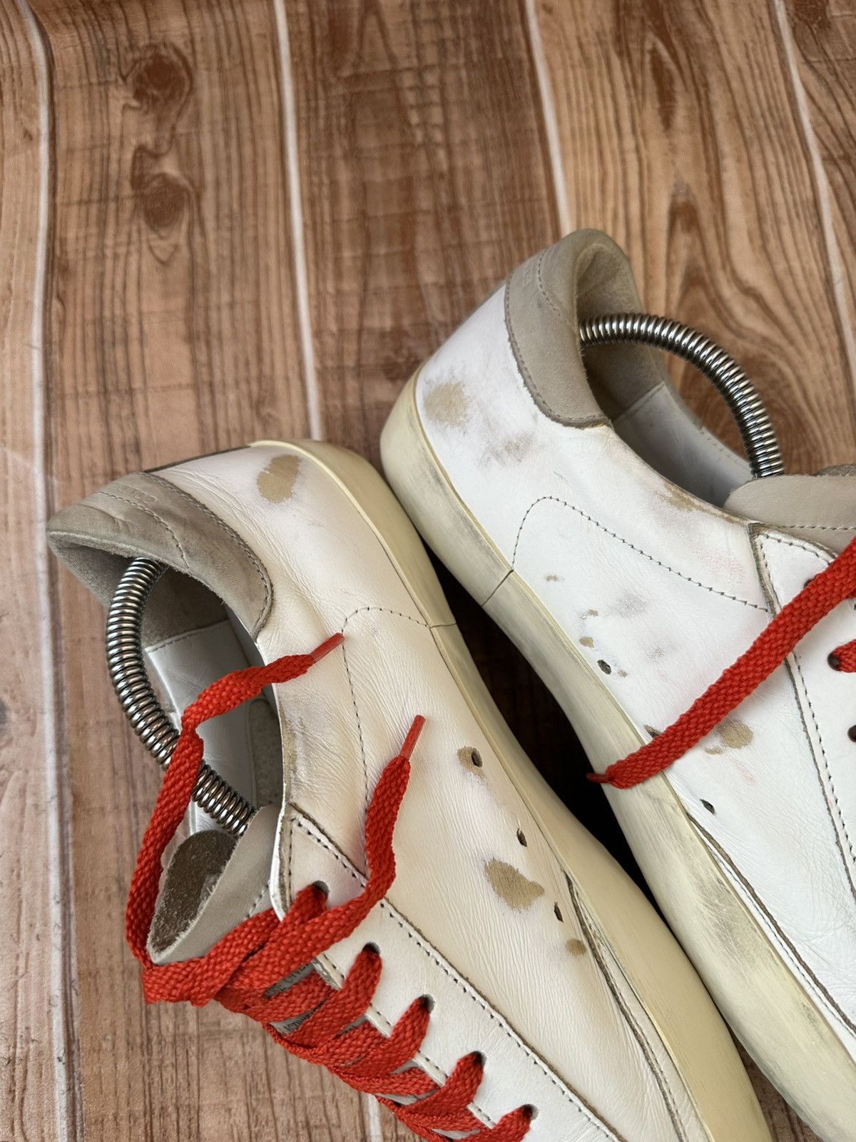 Golden Goose Golden Goose Superstar White Leather Nubuck Low Top Sneaks Size US 9 / EU 42 - 8 Thumbnail
