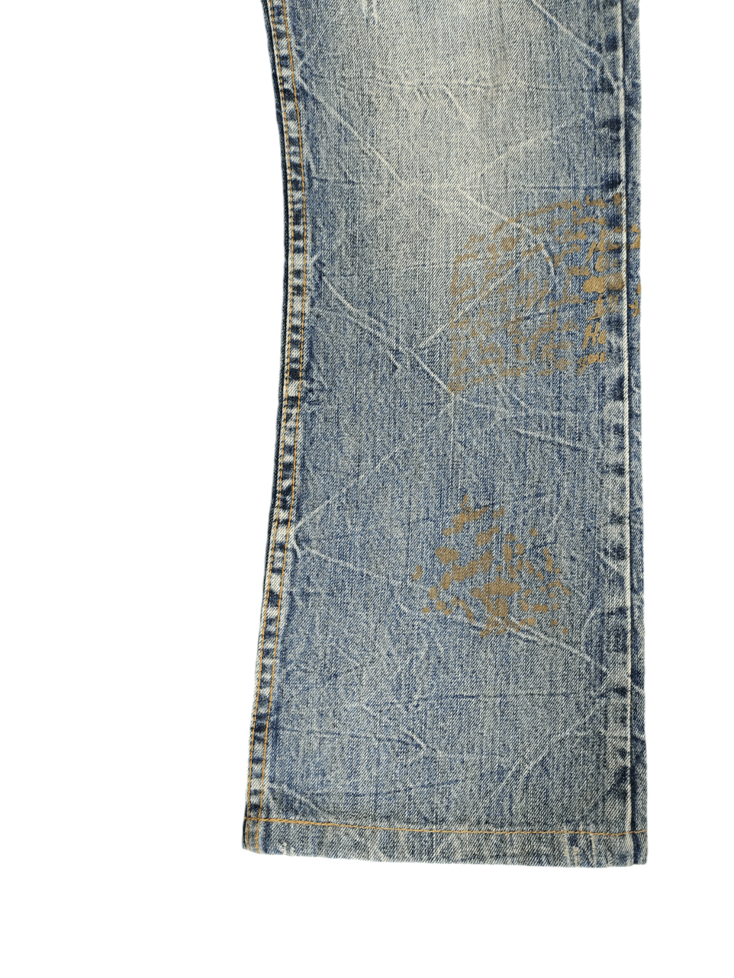 Hysteric Glamour Flare Jeans Legend Of Glamour Studded Distress Denim Bootcut Size US 30 / EU 46 - 8 Thumbnail