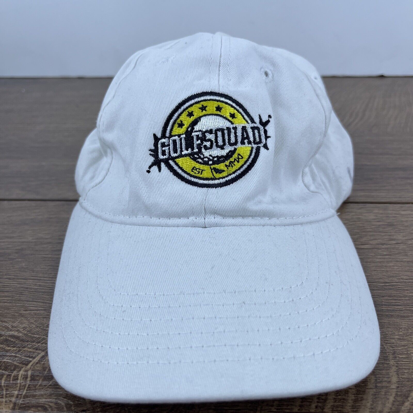 Other Golf Squad Hat White Hat Adjustable White Adult Size Hat Size ONE SIZE - 3 Thumbnail