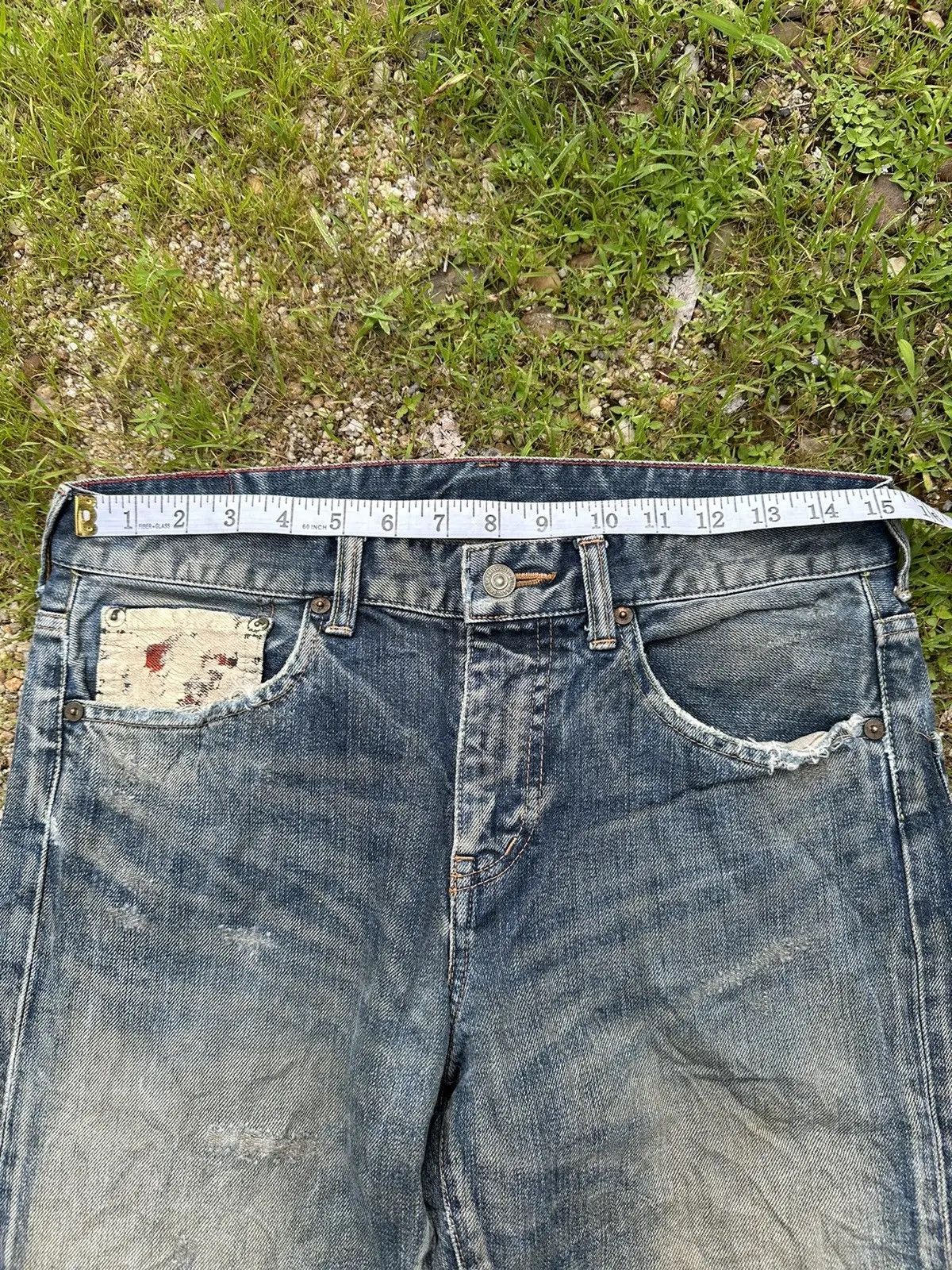 If Six Was Nine SOUL OF FREEDOM ‘’MADE IN HEAVEN’’ JEANS RIPPED DENIM PANTS Size US 31 - 9 Thumbnail