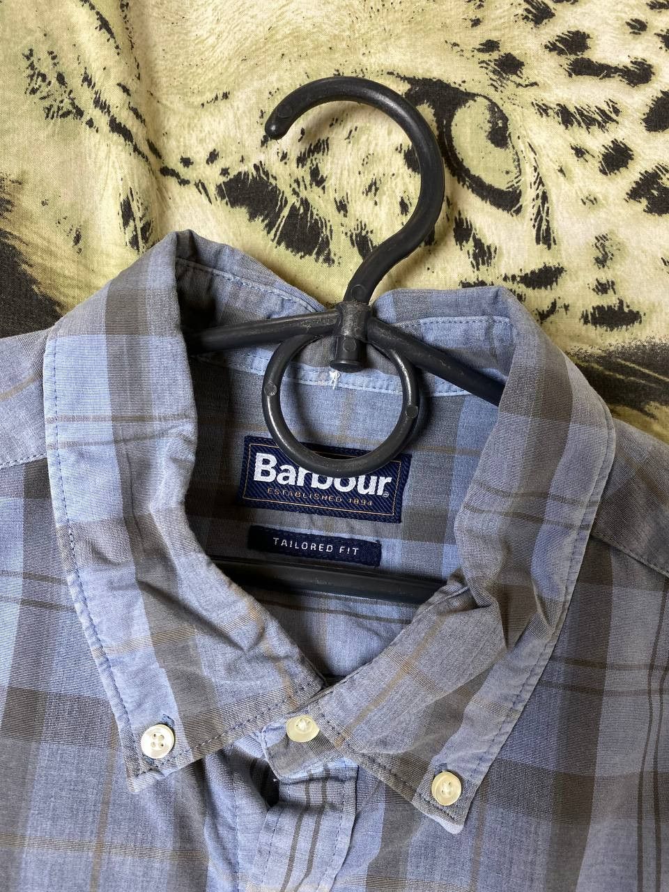 Barbour × Vintage Vintage Barbour Plaid Button Up Long Sleeve Size US L / EU 52-54 / 3 - 2 Thumbnail