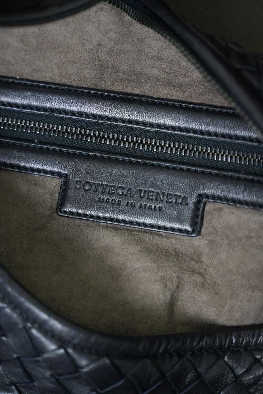 Bottega Veneta Bottega Veneta Belly Hobo Bag Intrecciato Black Leather Size ONE SIZE - 11 Thumbnail