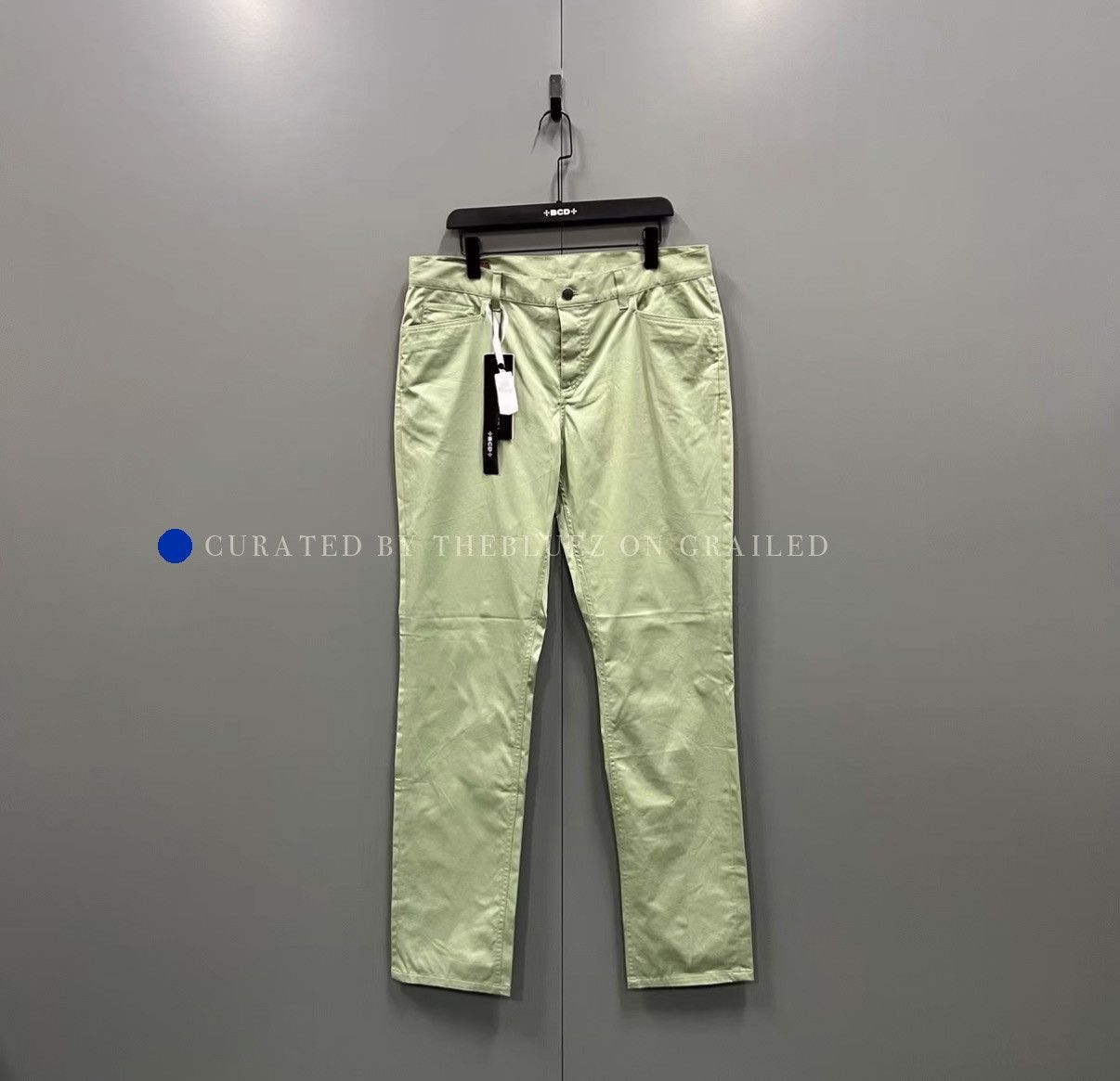Hermes Light Green Straight-leg Casual Pants Size US 30 / EU 46 - 1 Thumbnail