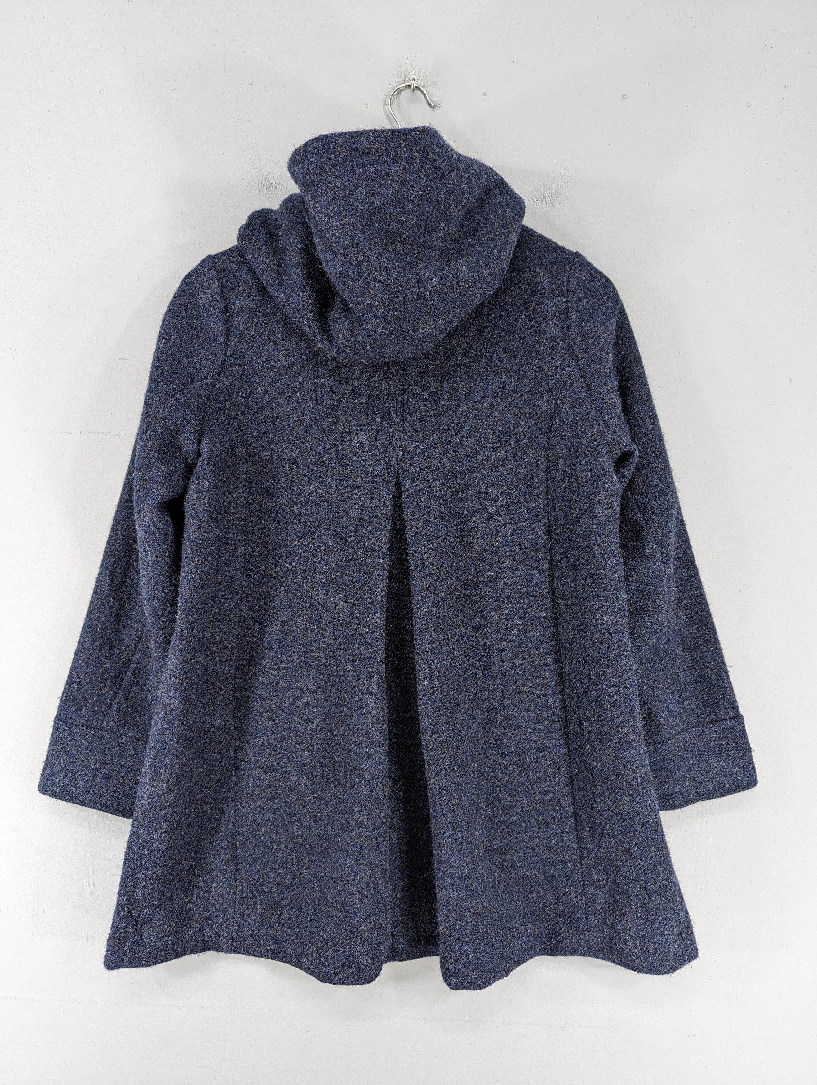 Harris Tweed Earth Music&ecology X Harris Tweed Wool Hooded Coat Jacket Size M / US 6-8 / IT 42-44 - 12 Thumbnail