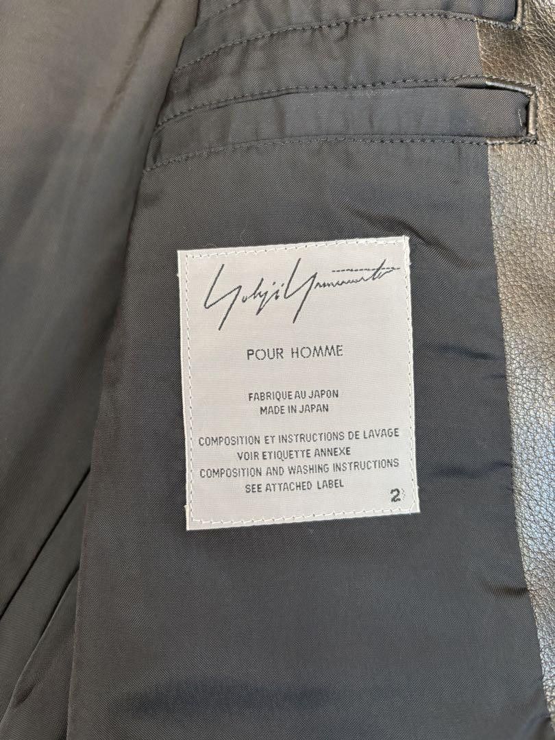 Yohji Yamamoto Yohji Yamamoto POUR HOMME leather jacket Size US M / EU 48-50 / 2 - 4 Thumbnail