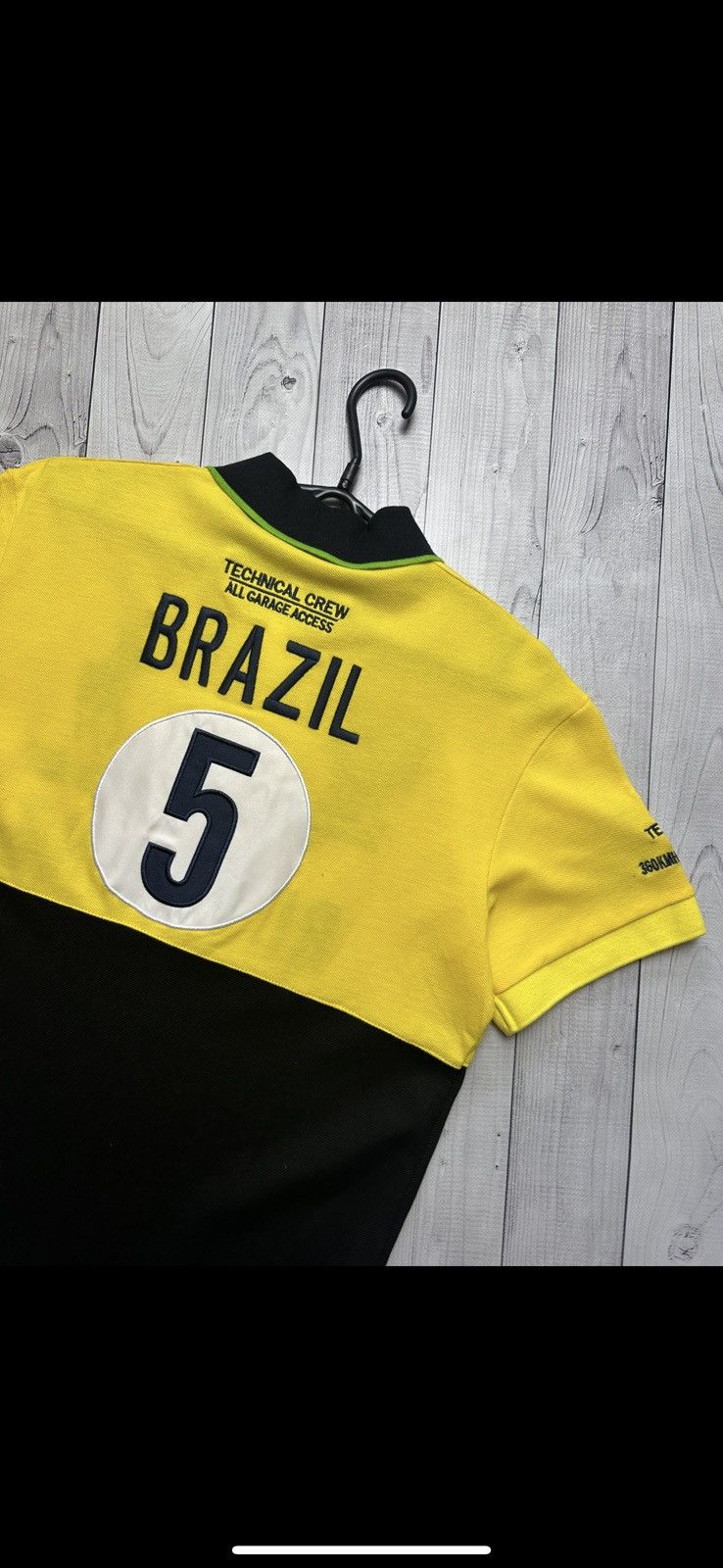 Other Vintage polo Ralph Lauren Brazil big logo size L yellow Size US L / EU 52-54 / 3 - 5 Thumbnail