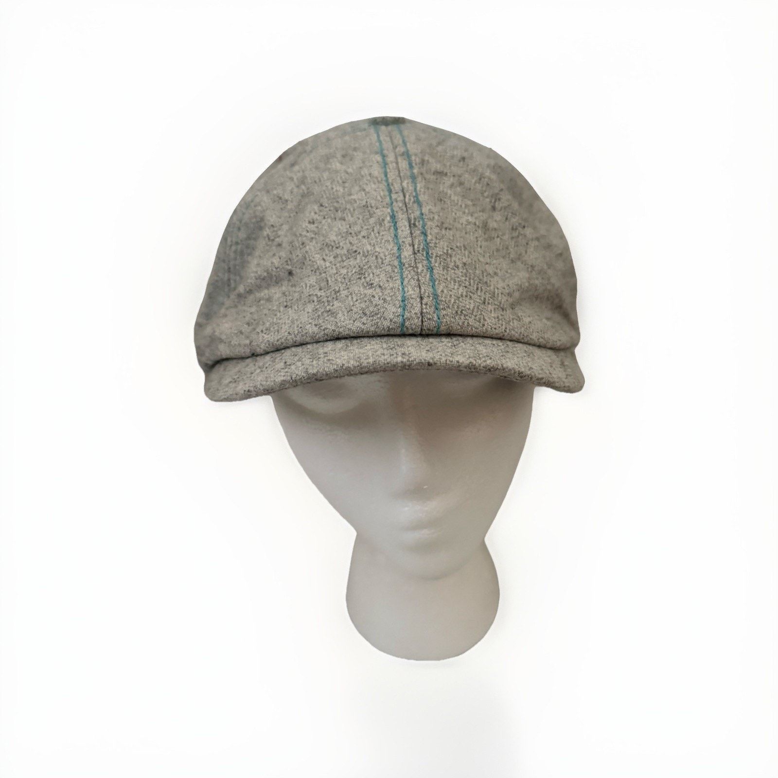 Other Y2K Pistil Kody Cadet Cap Wool Gray Short Bill Cabbie Hat Size ONE SIZE - 2 Thumbnail