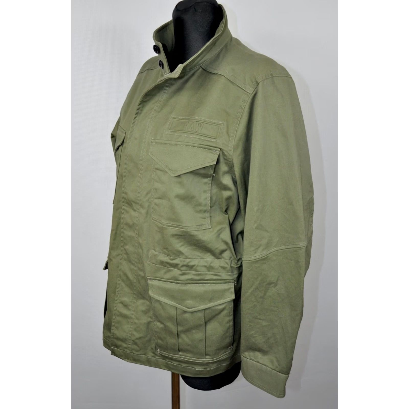 G-Star G-Star Raw Field Overshirt WMN Jacket Women Size M Green 97% Cotton 3% Elastane Zip Casual Vintage No Size M / US 6-8 / IT 42-44 - 3 Thumbnail