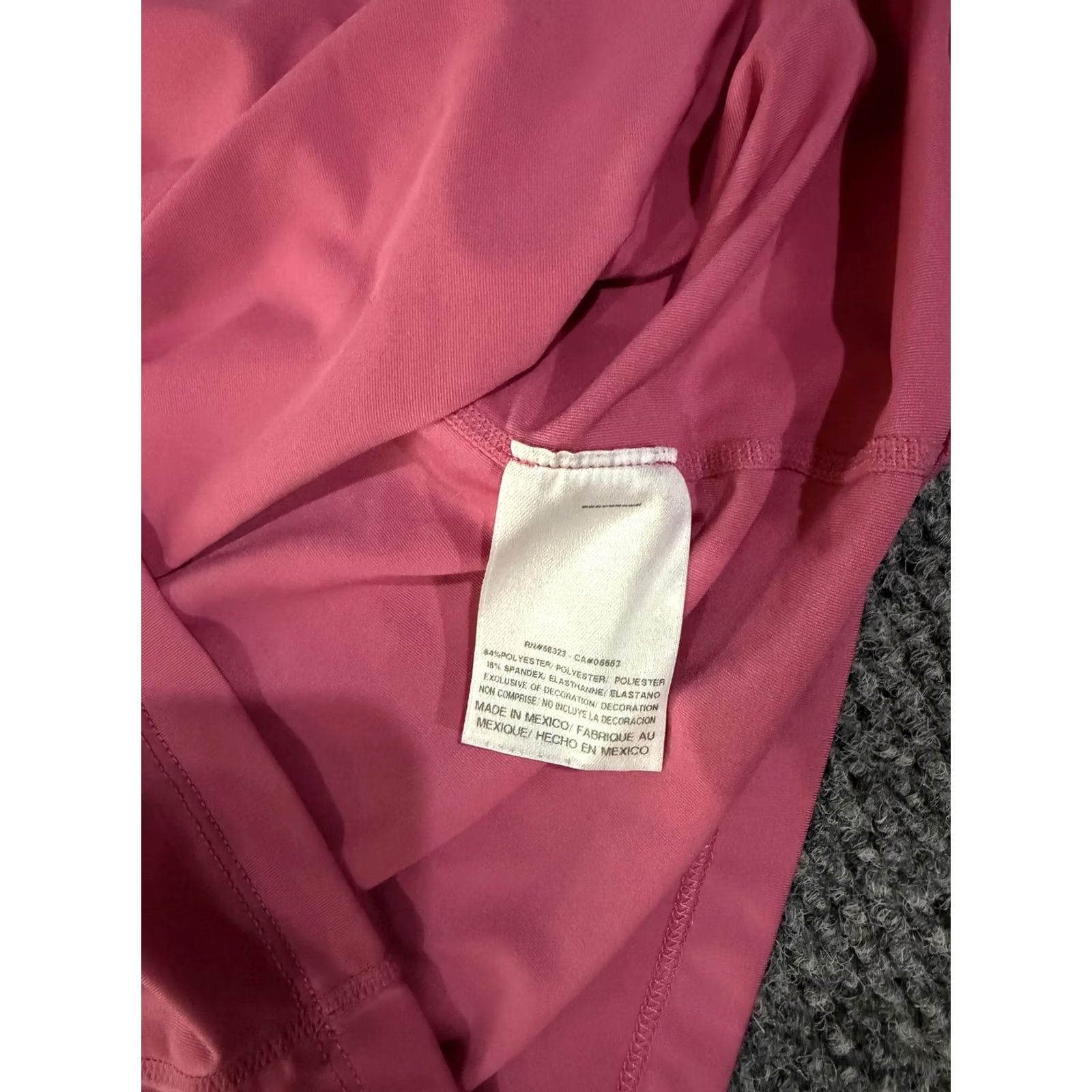 Nike Nike Pro Combat Shirt Womens M Pink Dri-FIT Long Sleeve Training Raglan V-Neck Slim Shirt Size M / US 6-8 / IT 42-44 - 7 Thumbnail