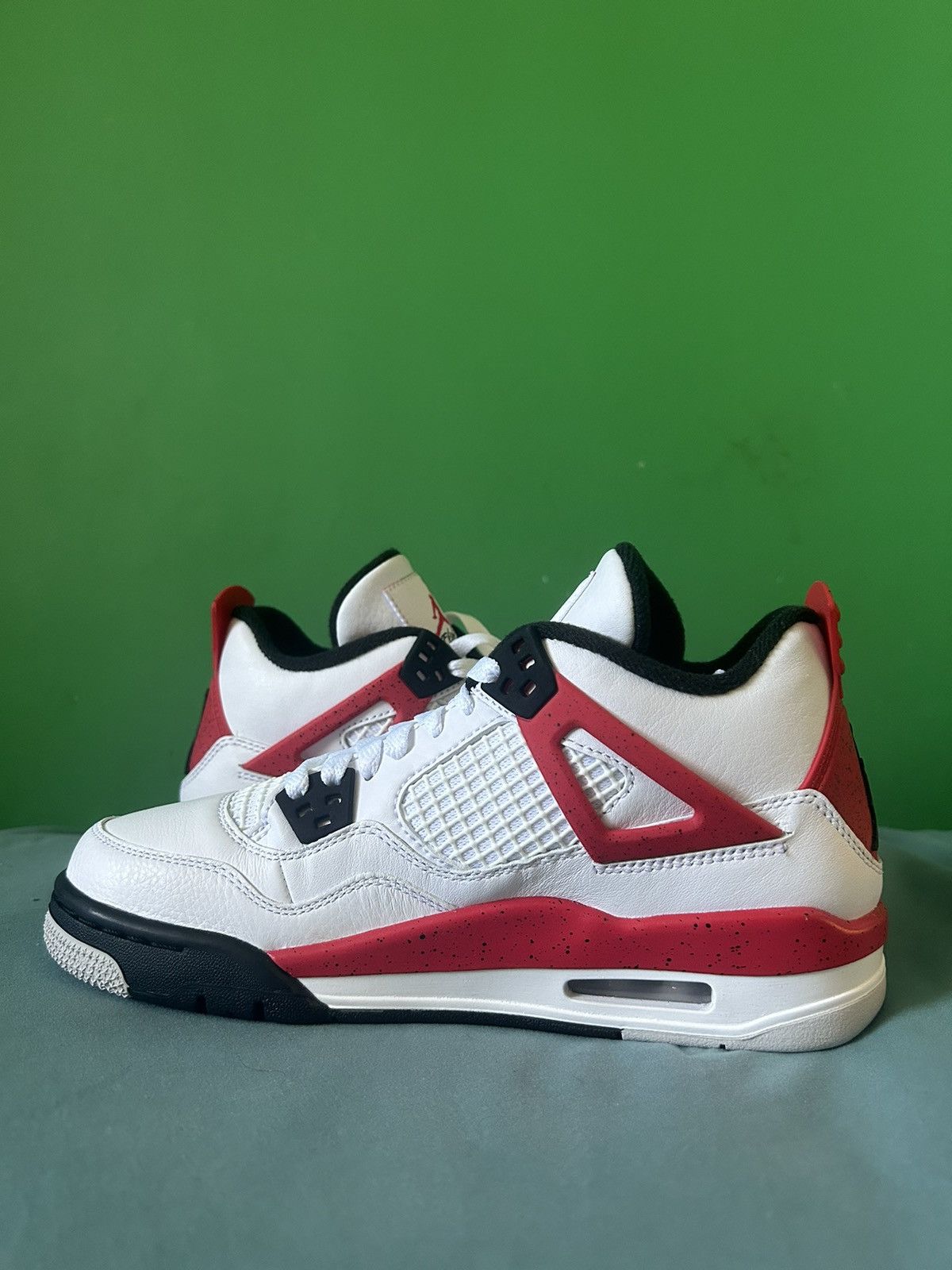 Jordan Brand Nike Air Jordan 4 Red Cement 2023 Size US 6 / EU 39 - 2 Thumbnail