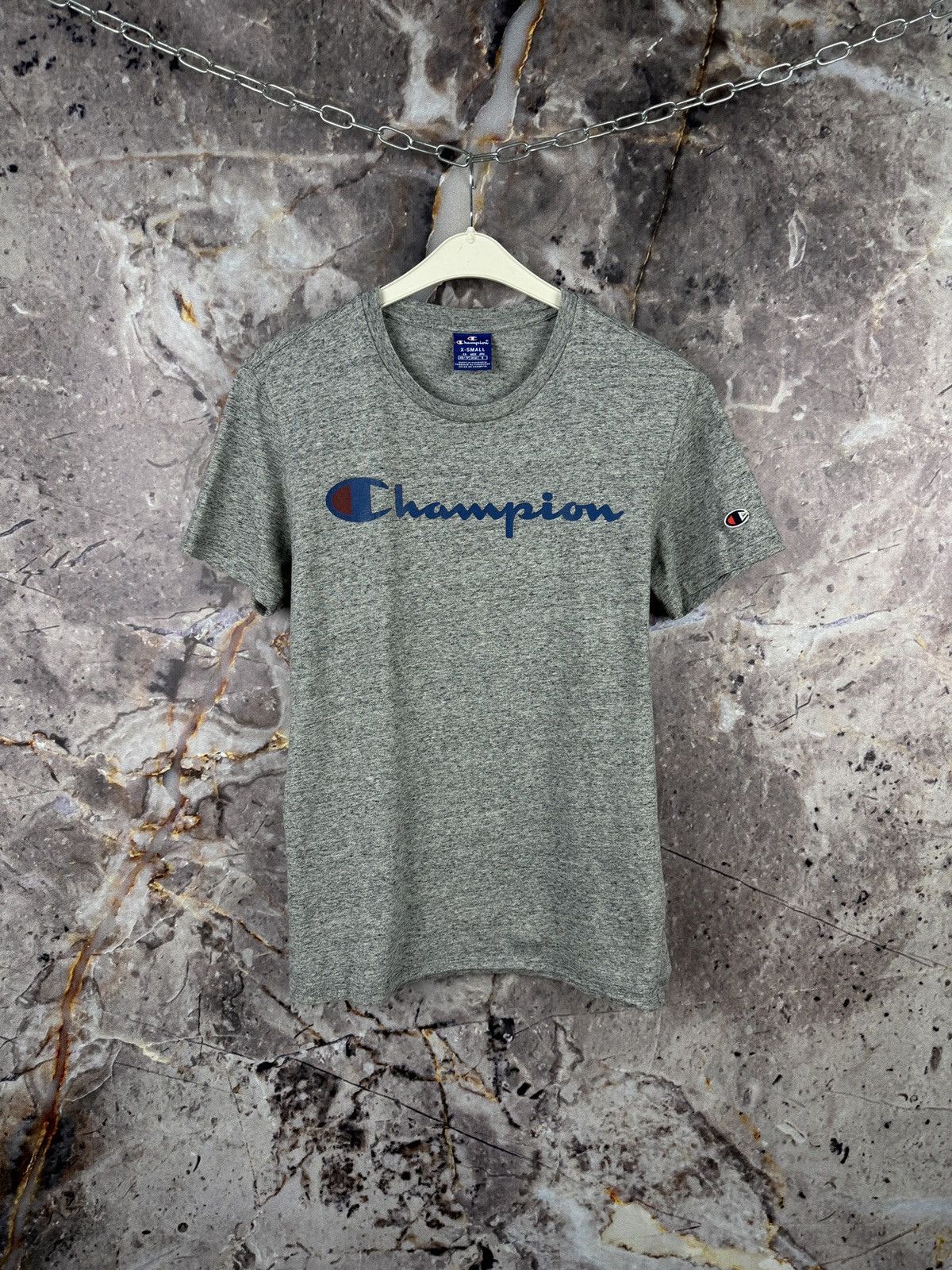 Champion Men’s Champion T-Shirt Gray Streetwear Size XS Size US XS / EU 42 / 0 - 1 Thumbnail