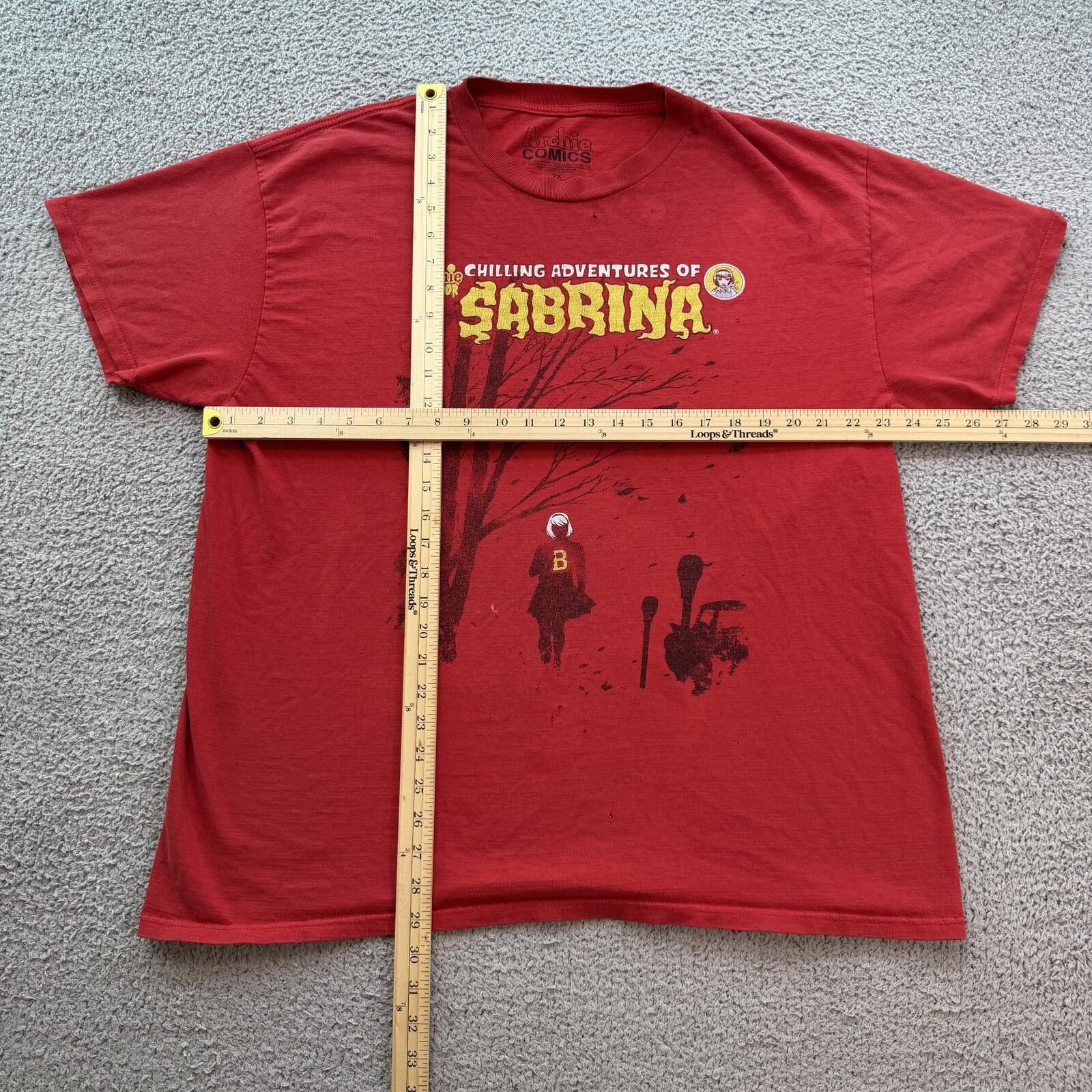 Other Archie Comics Chilling Adventures Of Sabrina T Shirt Red XL Size US XL / EU 56 / 4 - 3 Thumbnail