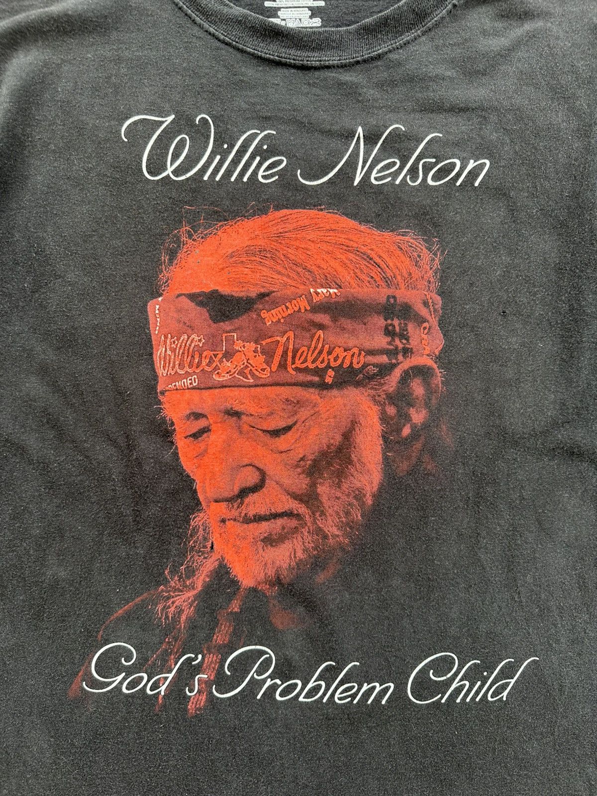 Hanes × Vintage VINTAGE WILLIE NELSON BAND TEE Size US L / EU 52-54 / 3 - 2 Thumbnail