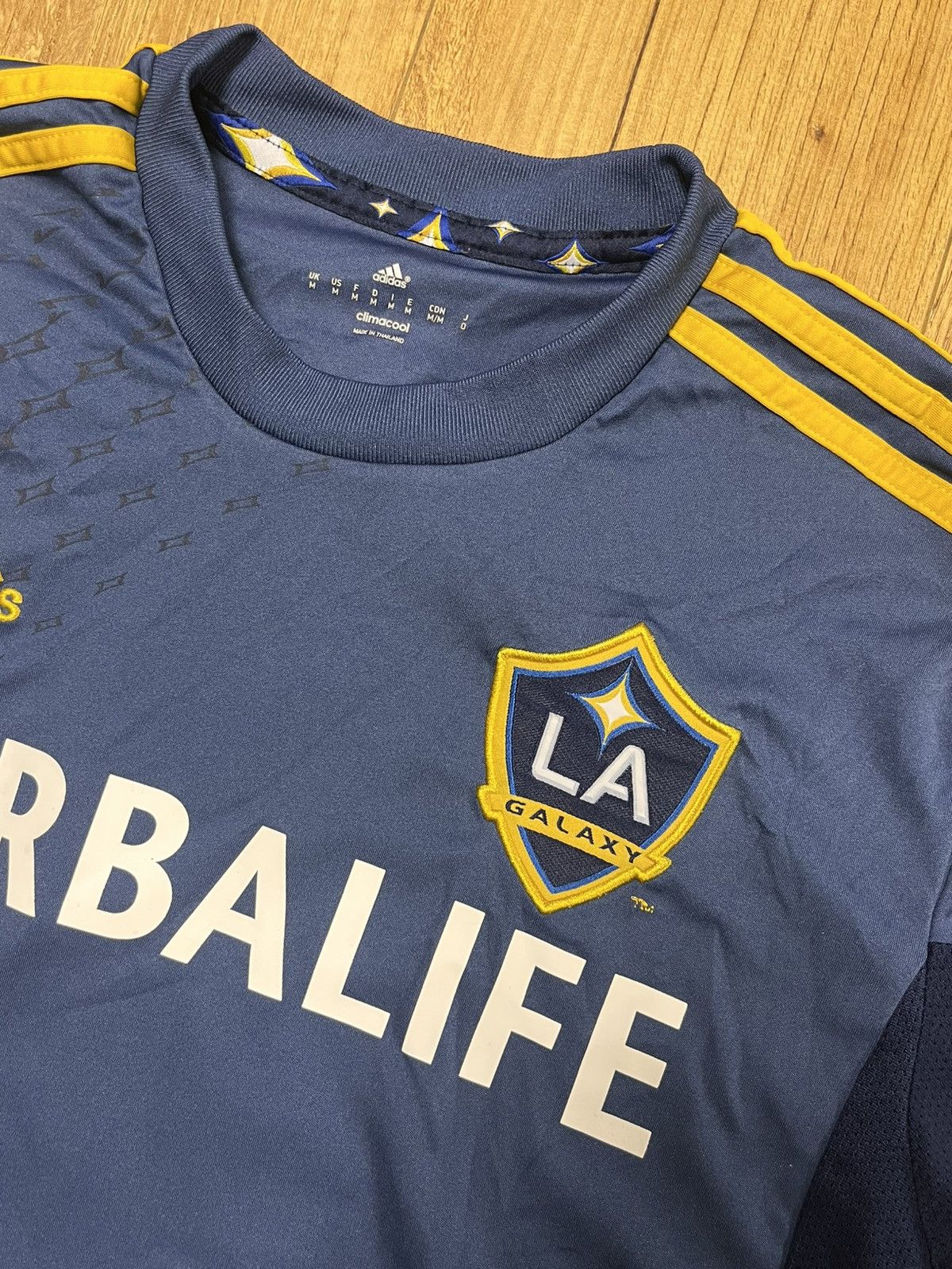 Adidas 2013-14 La Galaxy #8 Gerrard Football Shirt Jersey Adidas Size US M / EU 48-50 / 2 - 3 Thumbnail