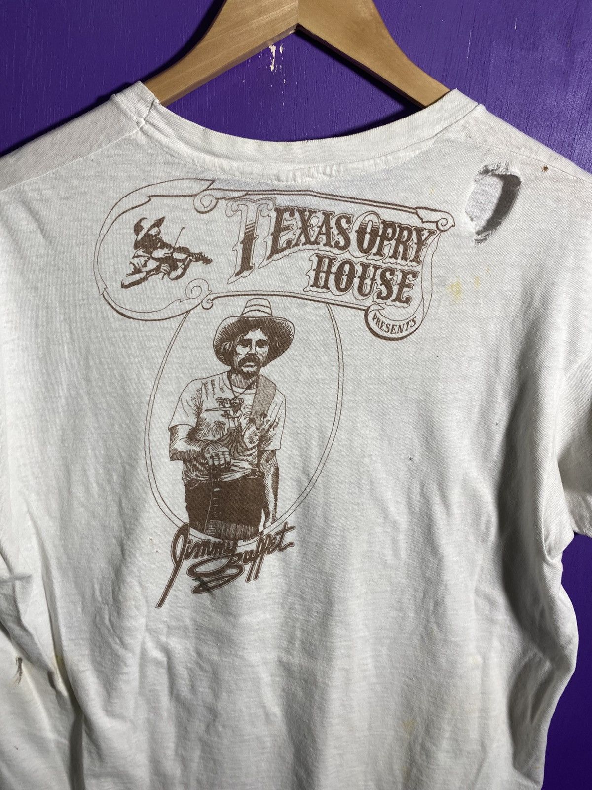 Band Tees × Vintage Vintage early 70s Jimmy buffet buckhorn music festival tee Size US L / EU 52-54 / 3 - 3 Thumbnail