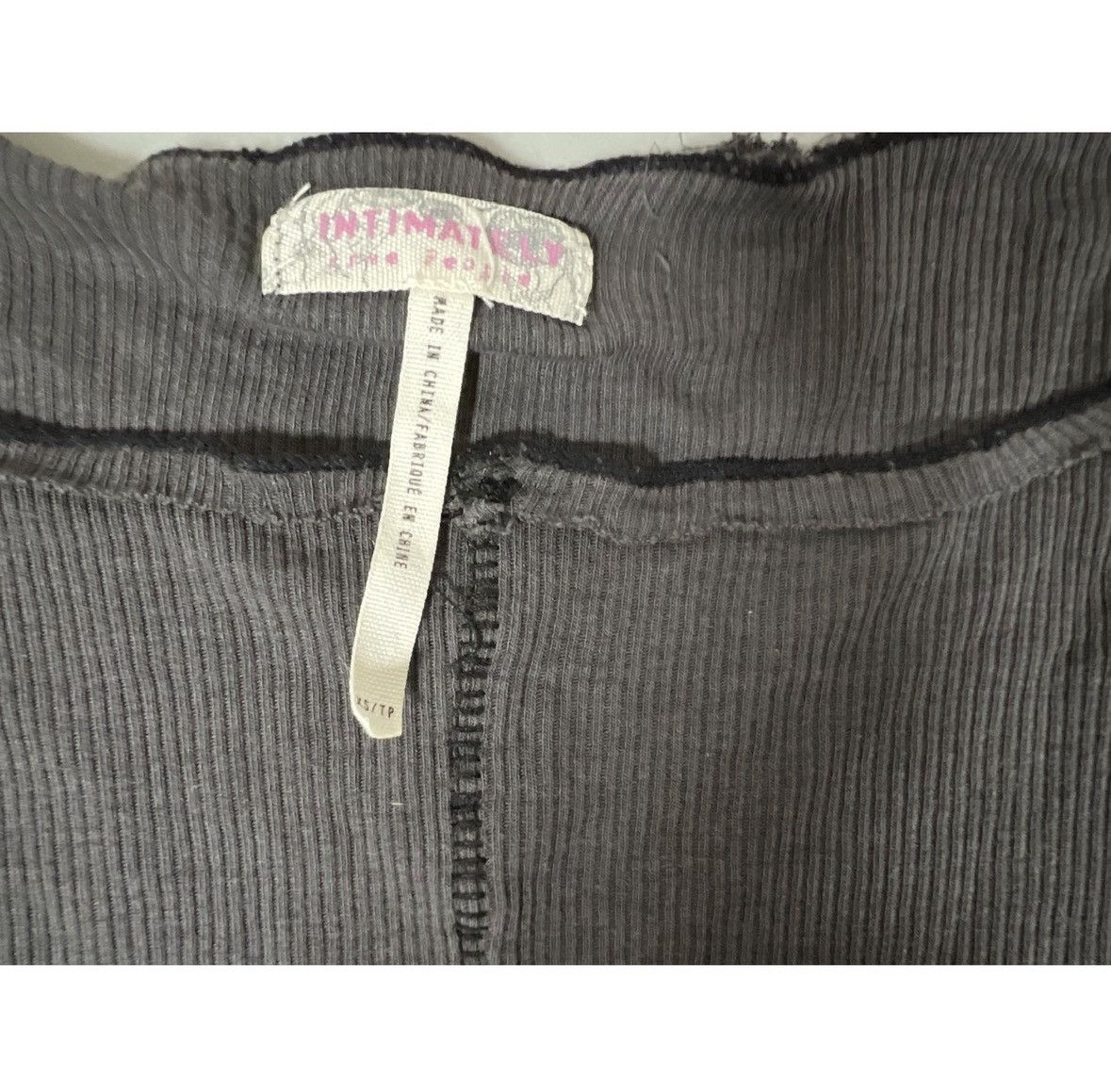 Free People Free People Gray Crewneck Long Sleeve Shirt Top Tee Size XS🩶 Size XS / US 0-2 / IT 36-38 - 6 Thumbnail