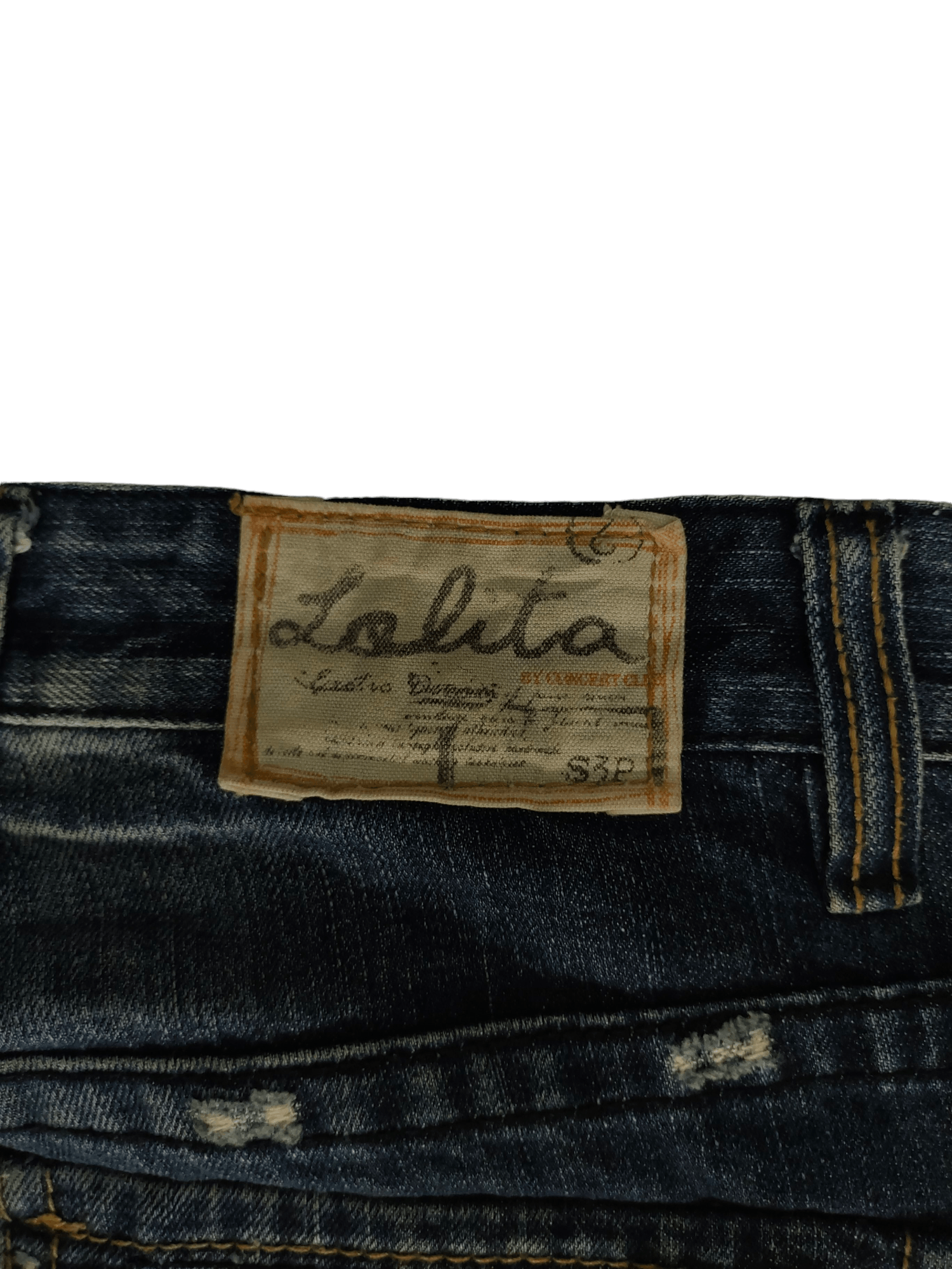 Kapital Vintage Y2k Yoshitomo Nara Lolita Clawmark Distress Jeans Size US 29 - 17 Thumbnail