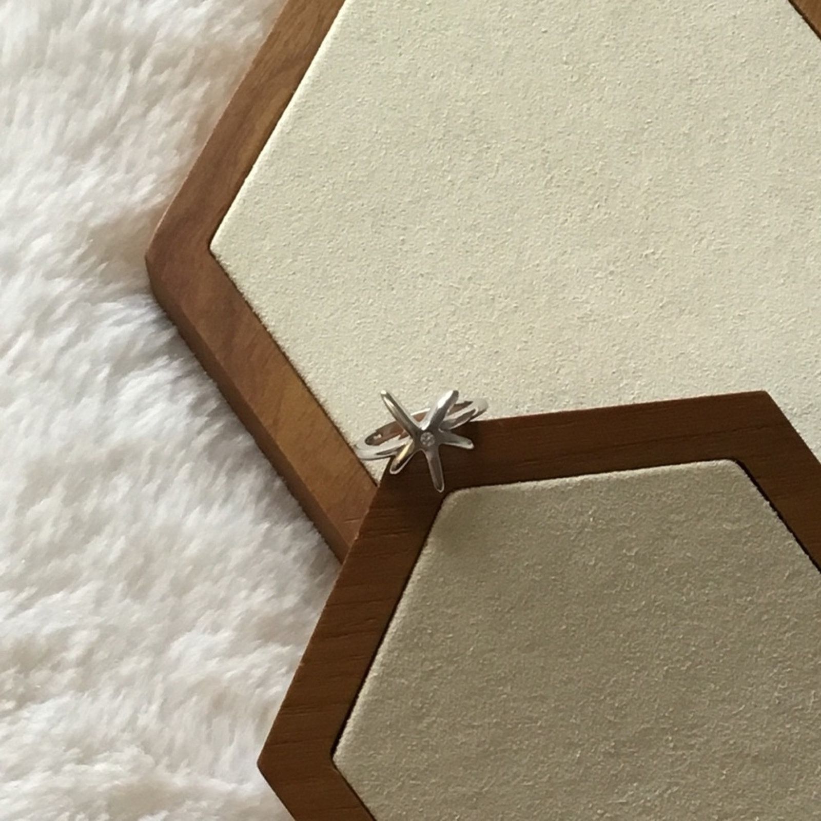Other Sterling Silver Classic Star Ring Size ONE SIZE - 3 Thumbnail