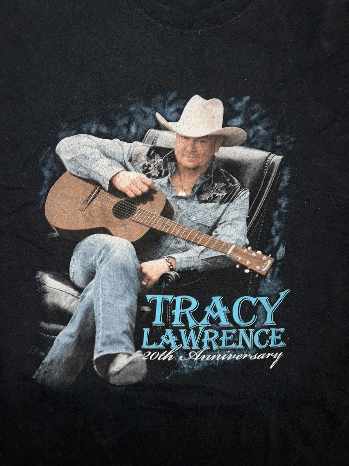 Vintage Tracy Lawrence 20th anniversary tour large Size US L / EU 52-54 / 3 - 2 Thumbnail