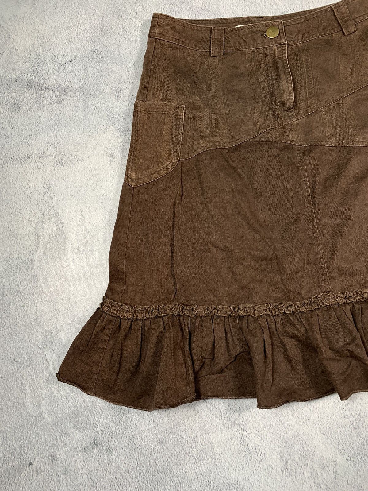 Japanese Brand × Vintage Vintage Y2K Japanese flared midi skirt streetwear size Size 32" / US 10 / IT 46 - 2 Thumbnail