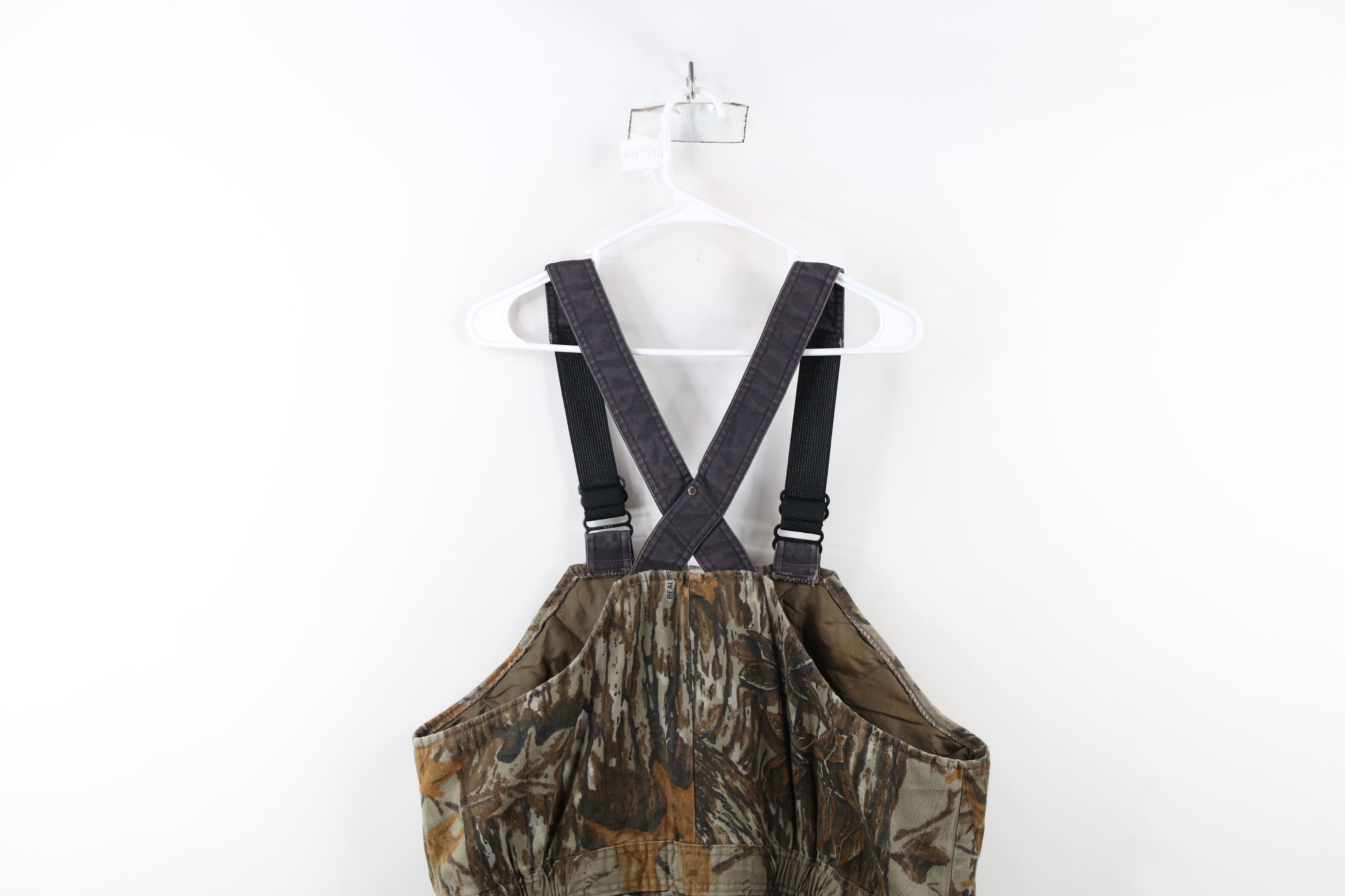 Cabelas × Vintage Vintage 90s Cabelas Realtree Camouflage Quilted Overalls Size US 36 / EU 52 - 18 Thumbnail