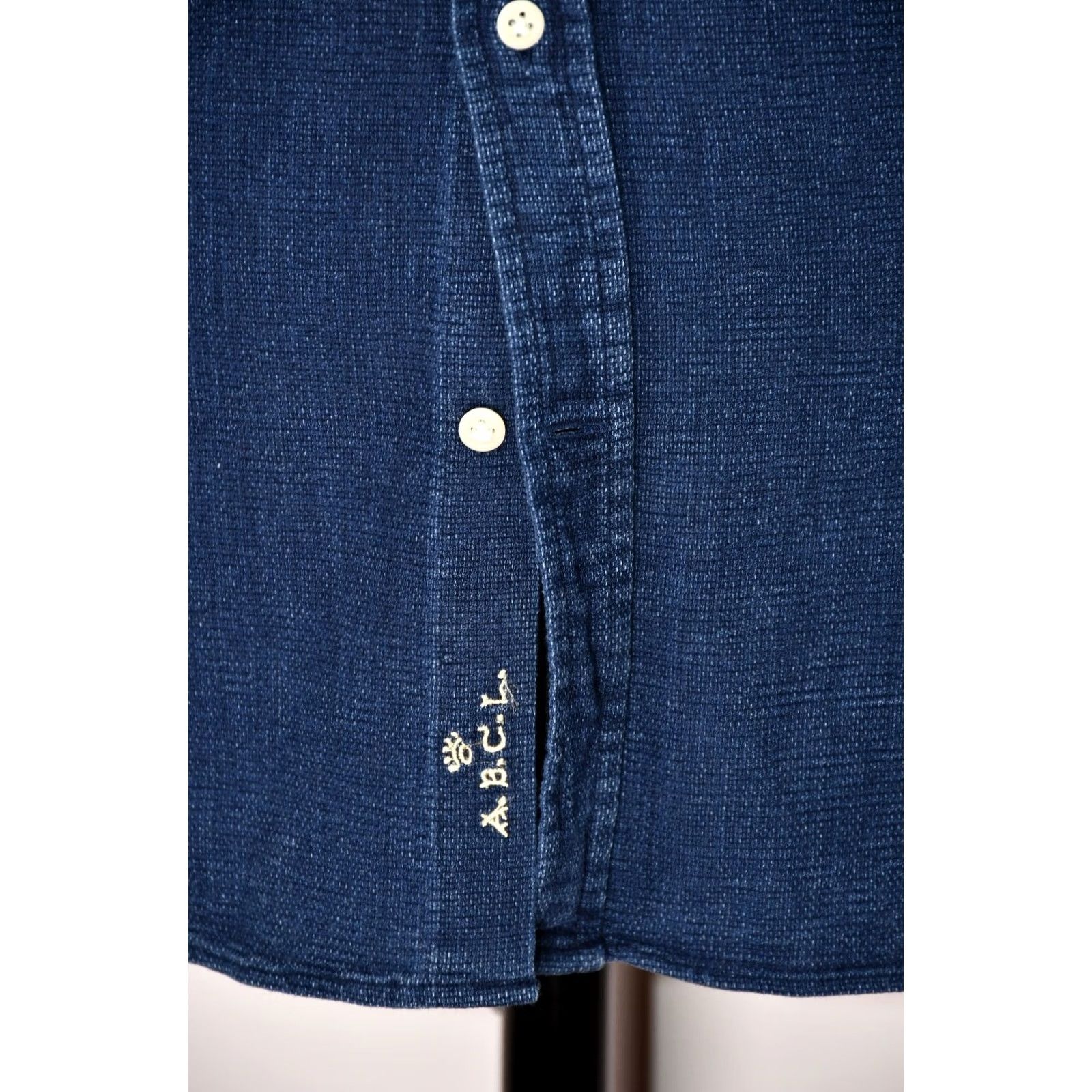 Vintage A.B.C.L JAPAN Cotton Shirt Button-Down Indigo Men’s size S Shirt Size US S / EU 44-46 / 1 - 5 Thumbnail