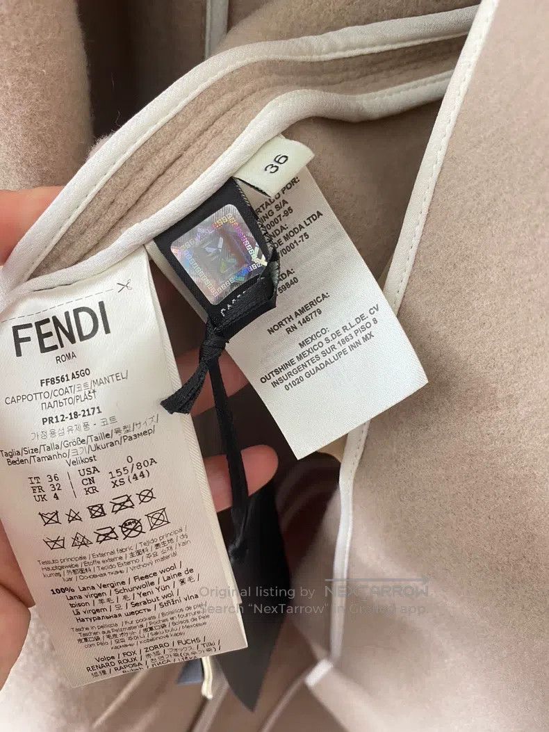 Fendi Fendi Fur and Leather Coat Jacket Size XXS / US 00 / IT 34 - 8 Thumbnail