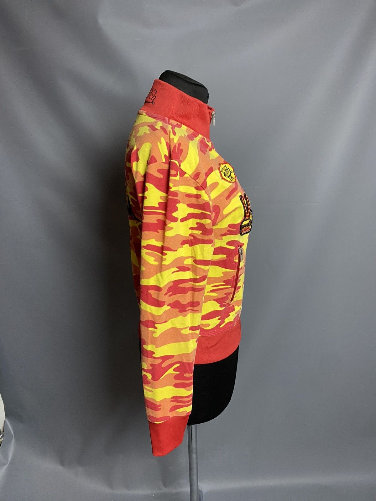 Vintage Women's Von Dutch VTG Camo Zip Up Patches Sweatshirt Size M Size M / US 6-8 / IT 42-44 - 10 Thumbnail