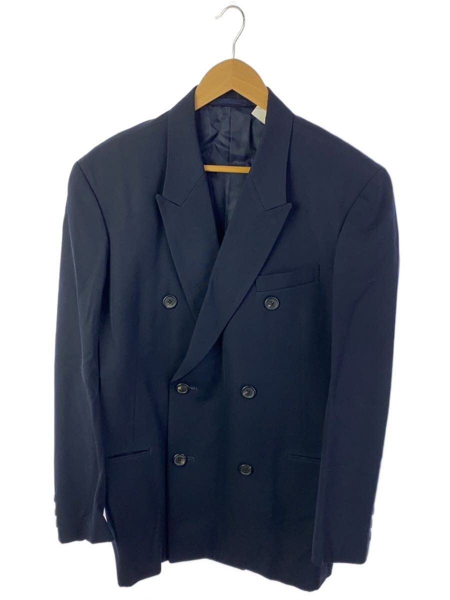 Yohji Yamamoto Double Breasted Wool Tailored Blazer Jacket Size US S / EU 44-46 / 1 - 1 Thumbnail
