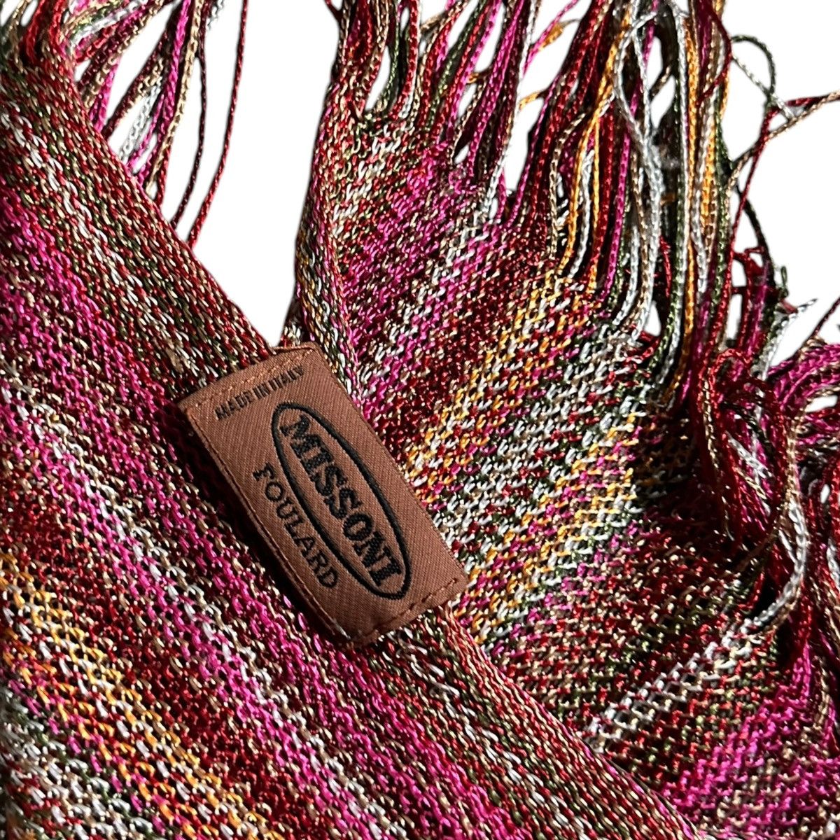 Missoni Multicolor woven scarf Size ONE SIZE - 2 Thumbnail