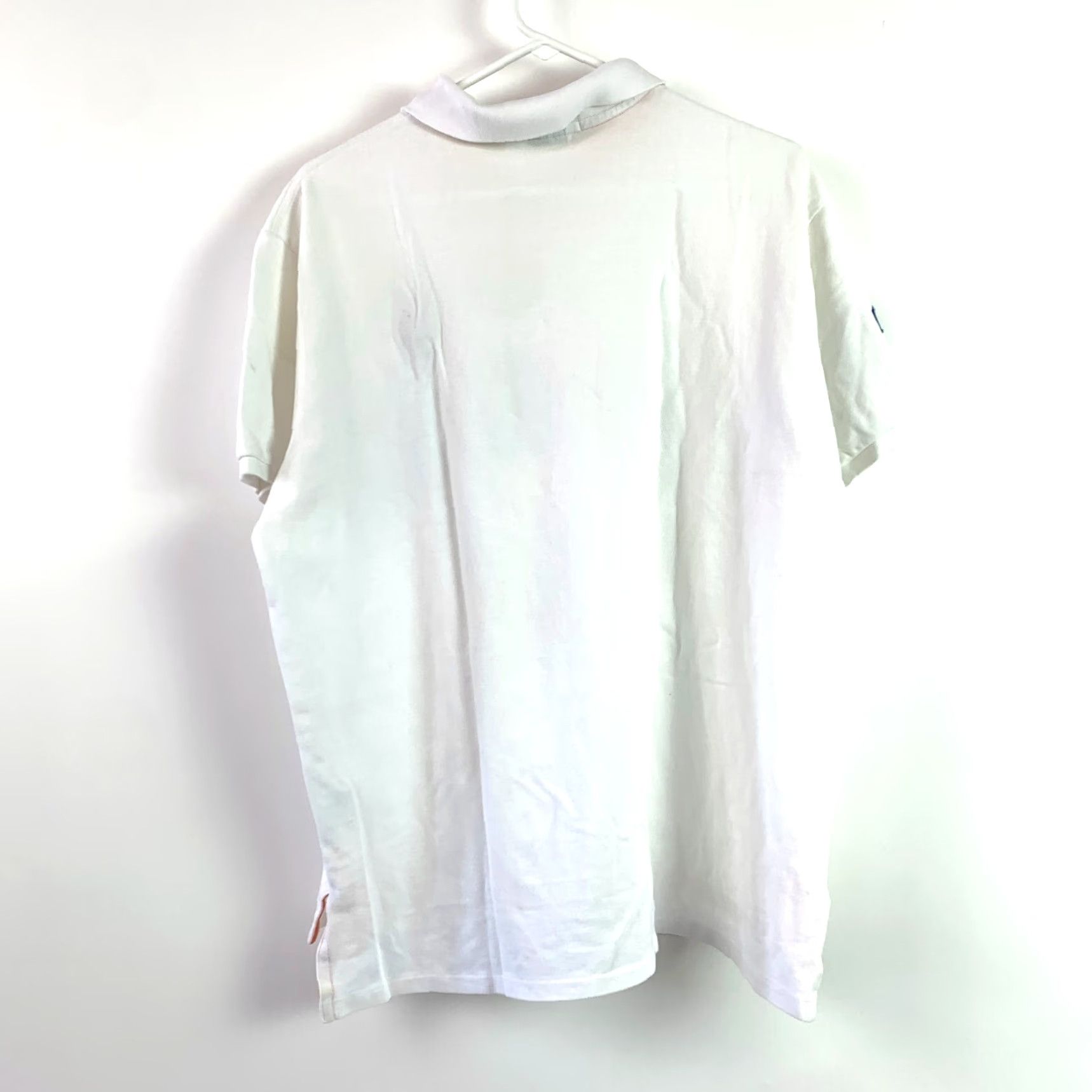 Polo Ralph Lauren VINTAGE Polo Ralph Lauren USA Felt Spellout Pony White Custom Fit Rugby Polo Shirt XXL Size US XXL / EU 58 / 5 - 8 Thumbnail