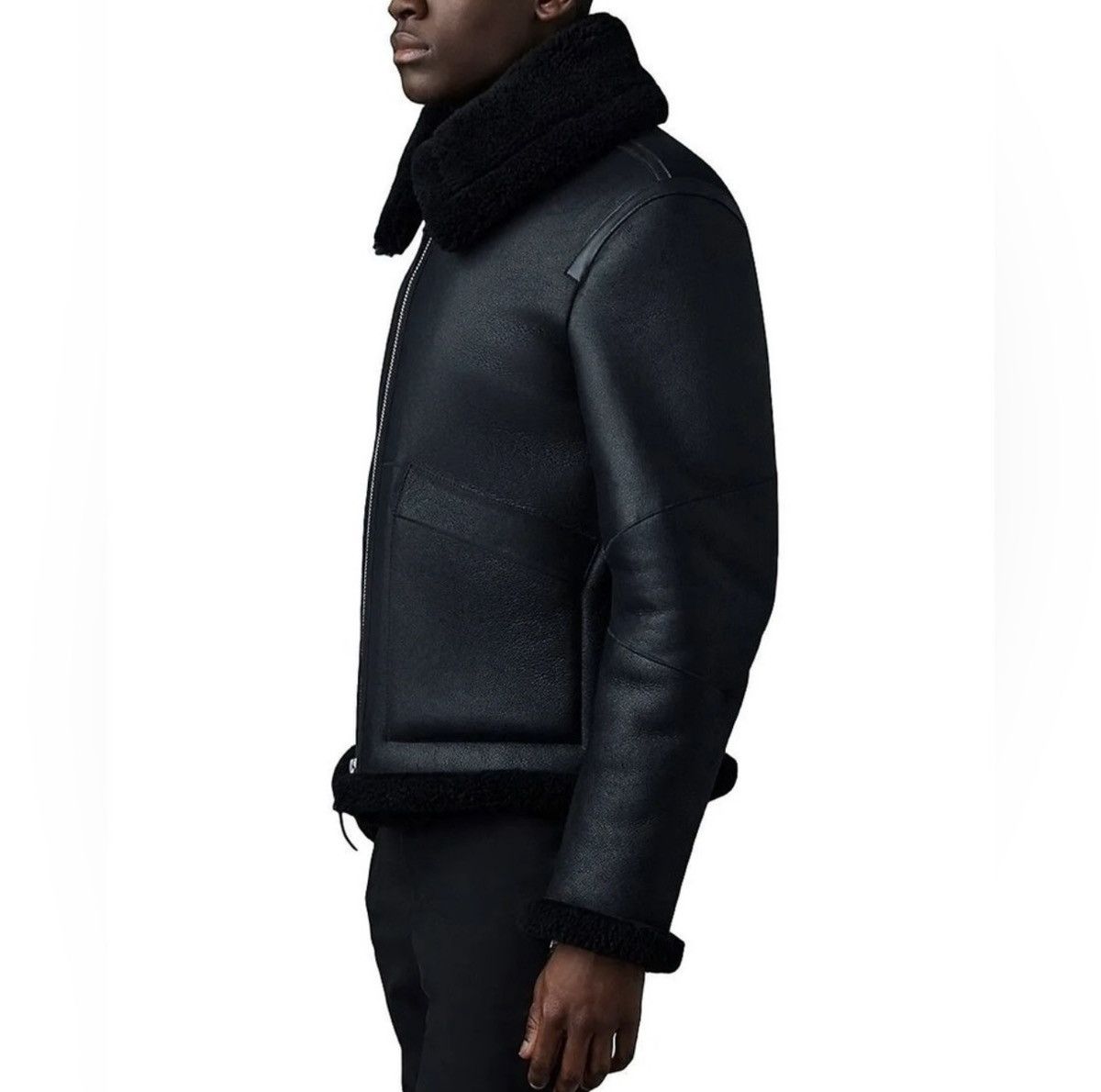 Mackage Mackage Kristian Black Sheepskin Shearling Coat Size US S / EU 44-46 / 1 - 16 Thumbnail
