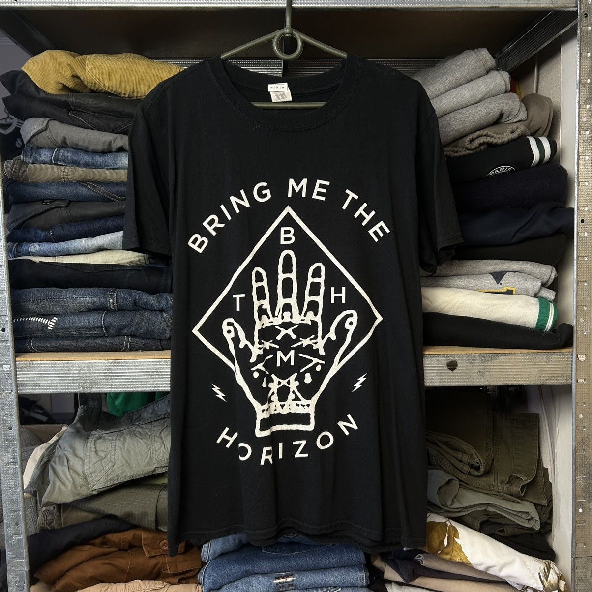 Band Tees Vintage Bring Me The Horizon Big Logo Rock Band 00’s tee Size US M / EU 48-50 / 2 - 1 Thumbnail