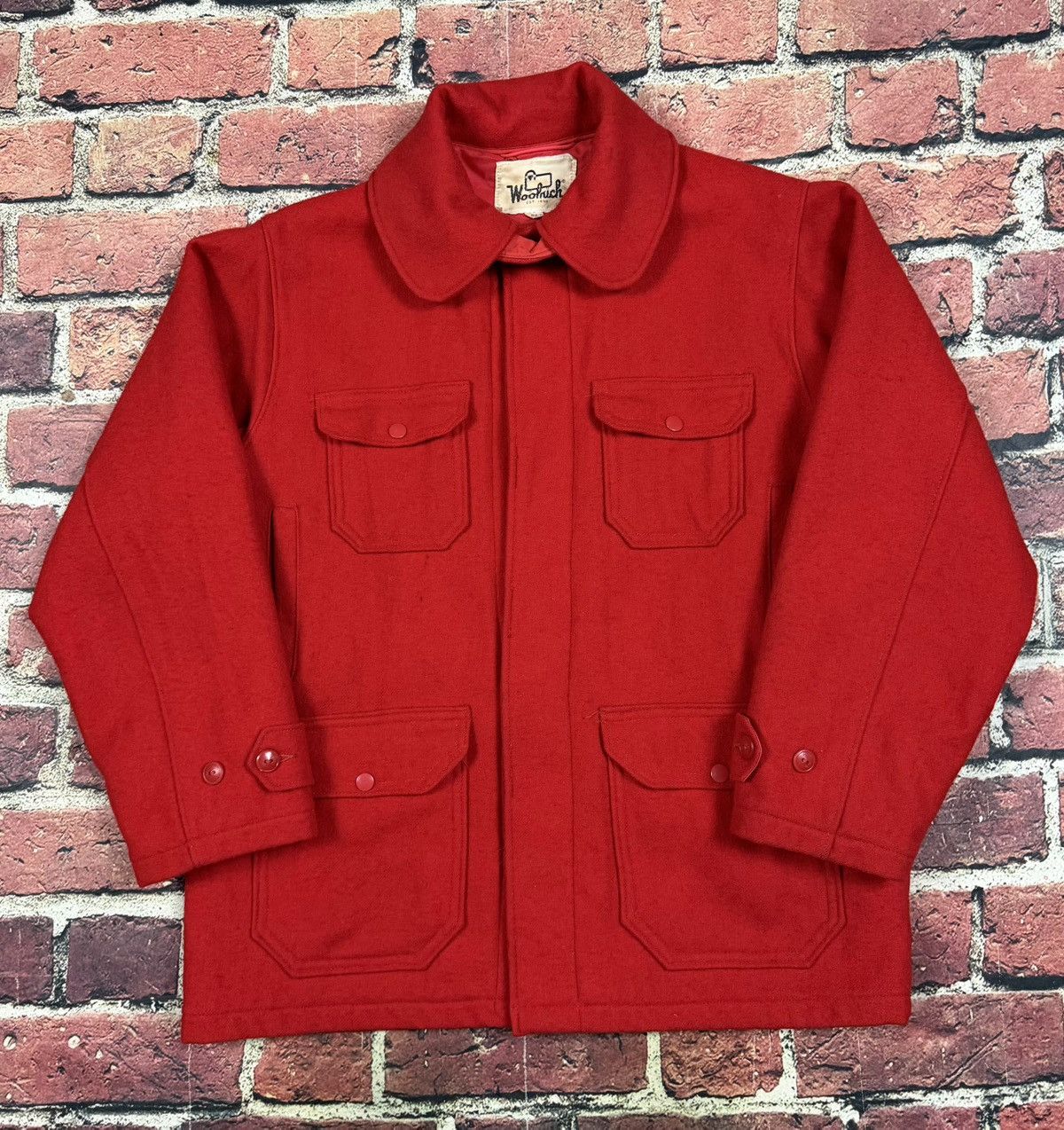 Woolrich Woolen Mills Vintage 70s Woolrich Mackinaw Cruiser Wool Jacket Field Coat Size US L / EU 52-54 / 3 - 1 Thumbnail