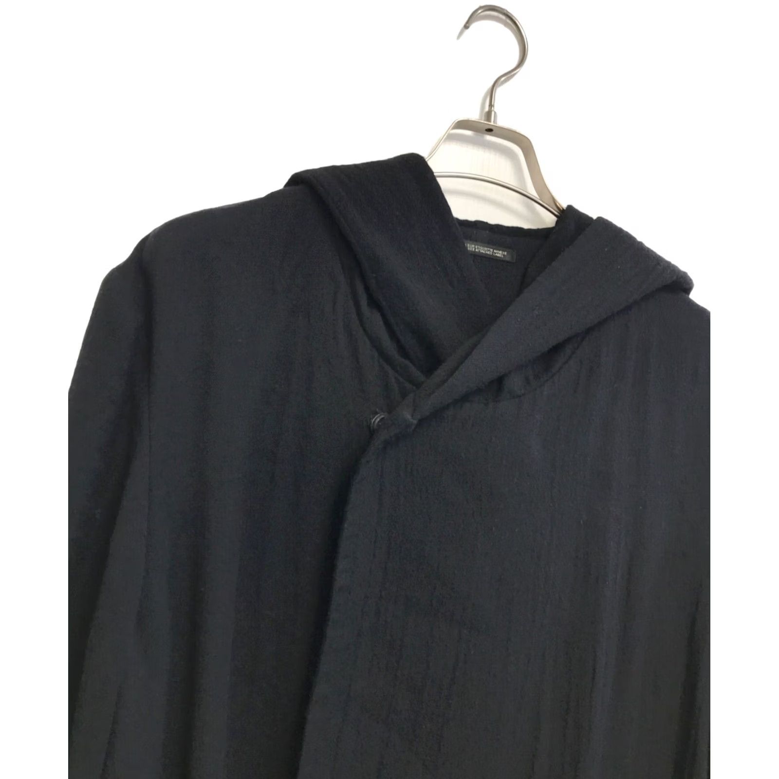 Yohji Yamamoto Yohji Yamamoto Coat Mens M Black pour homme men Wool Rayon Chester Size USED Size US M / EU 48-50 / 2 - 5 Thumbnail