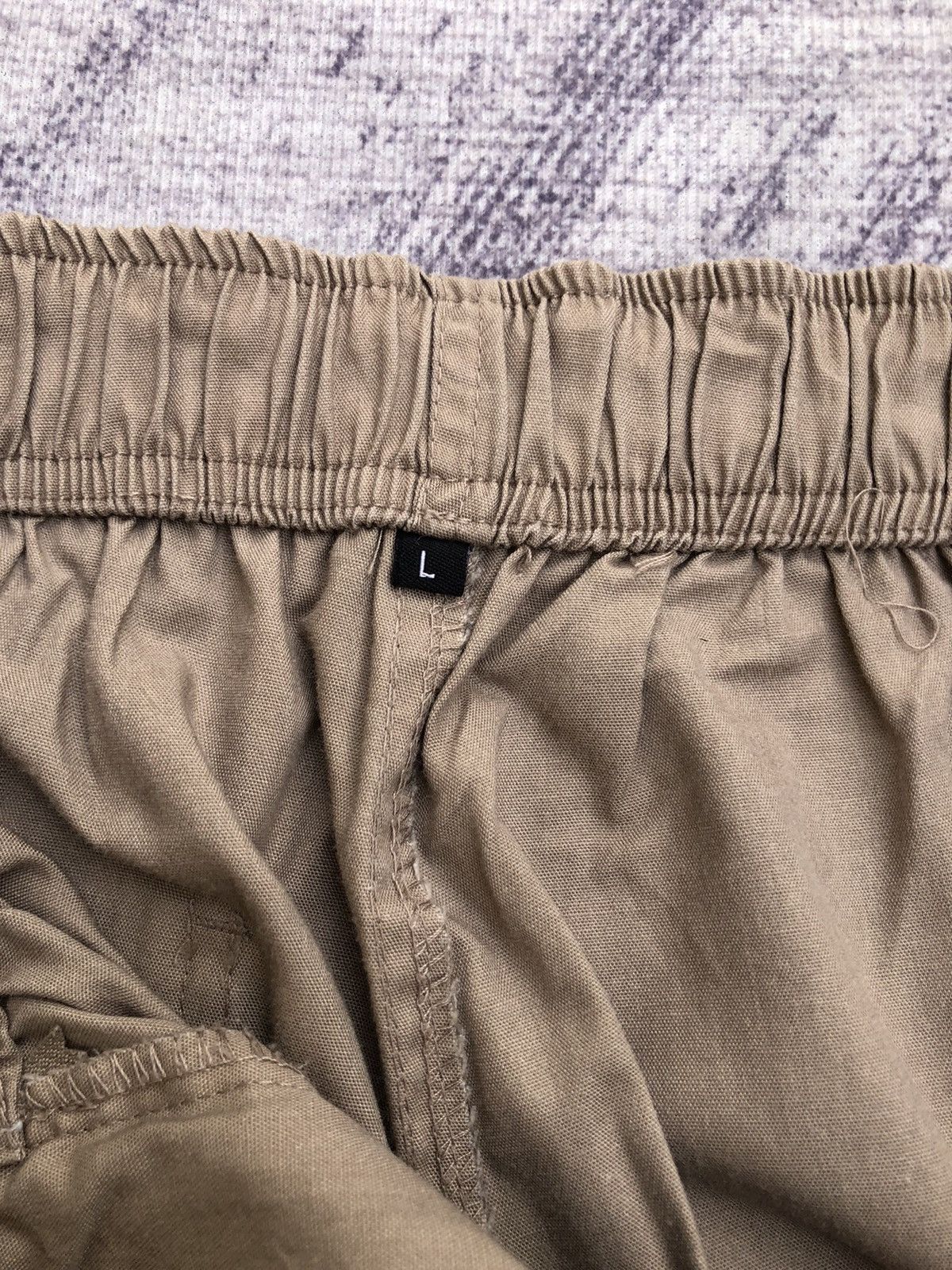 Japanese Brand Relaxted Cargo Pants Stretchble Waist Multipocket Tactical Size US 27 - 8 Thumbnail