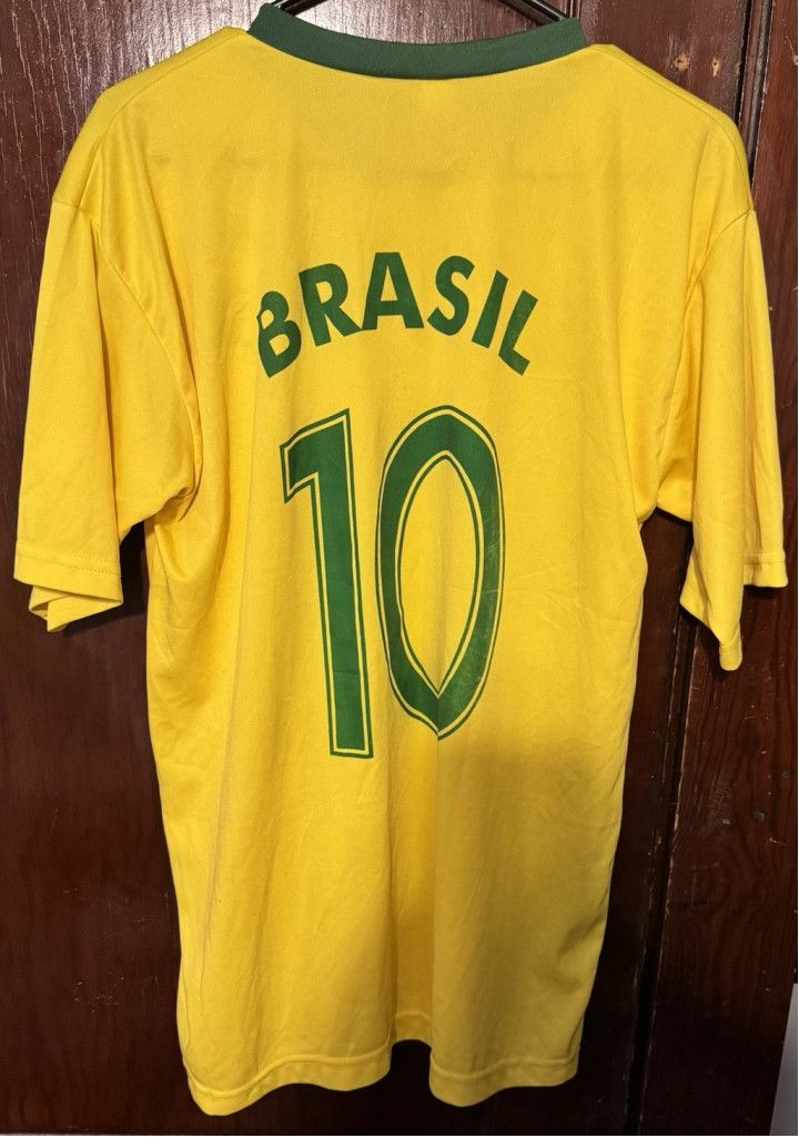 The Unbranded Brand Brazil Soccer T-Shirt Men's Size XL (?) Yellow Brasil Size US XL / EU 56 / 4 - 1 Thumbnail