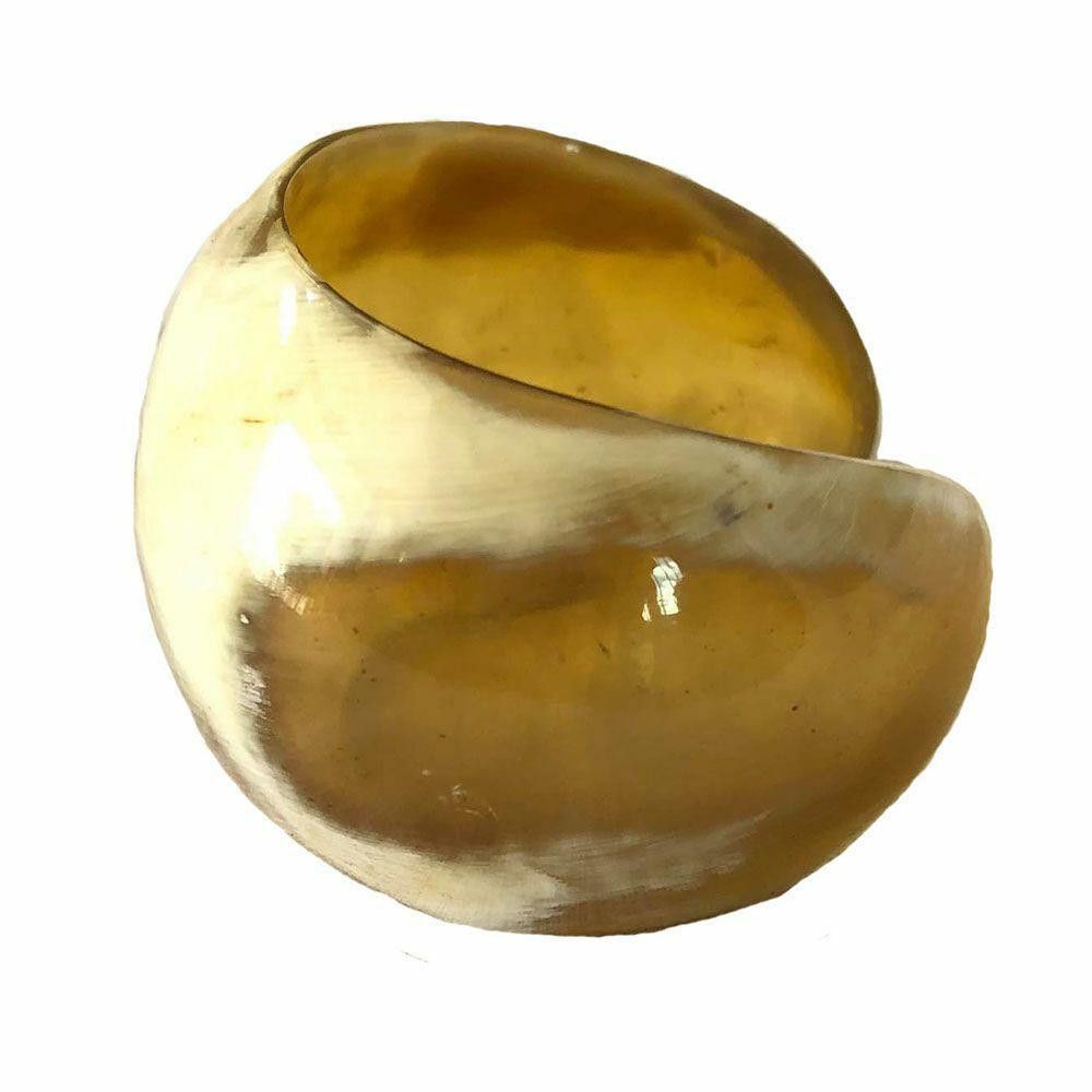 Designer New Textured Cow Horn Bracelet. Size ONE SIZE - 2 Thumbnail