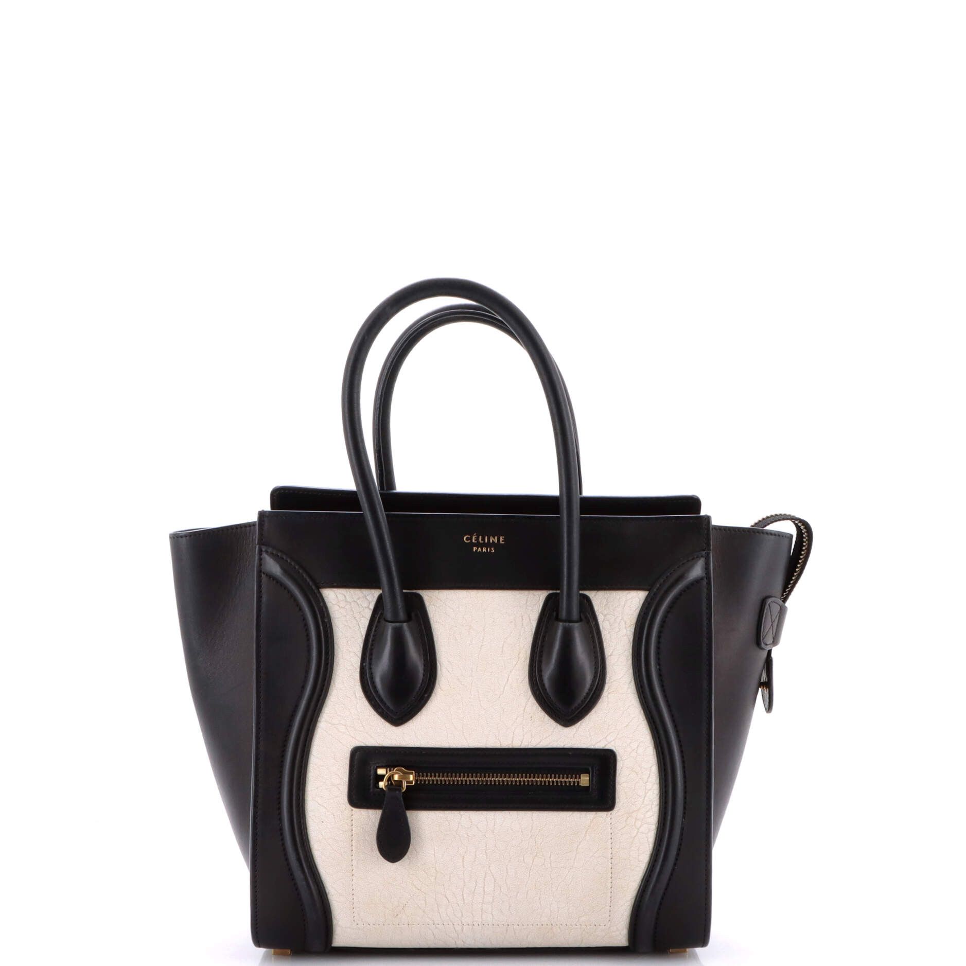 Bicolor Luggage Bag