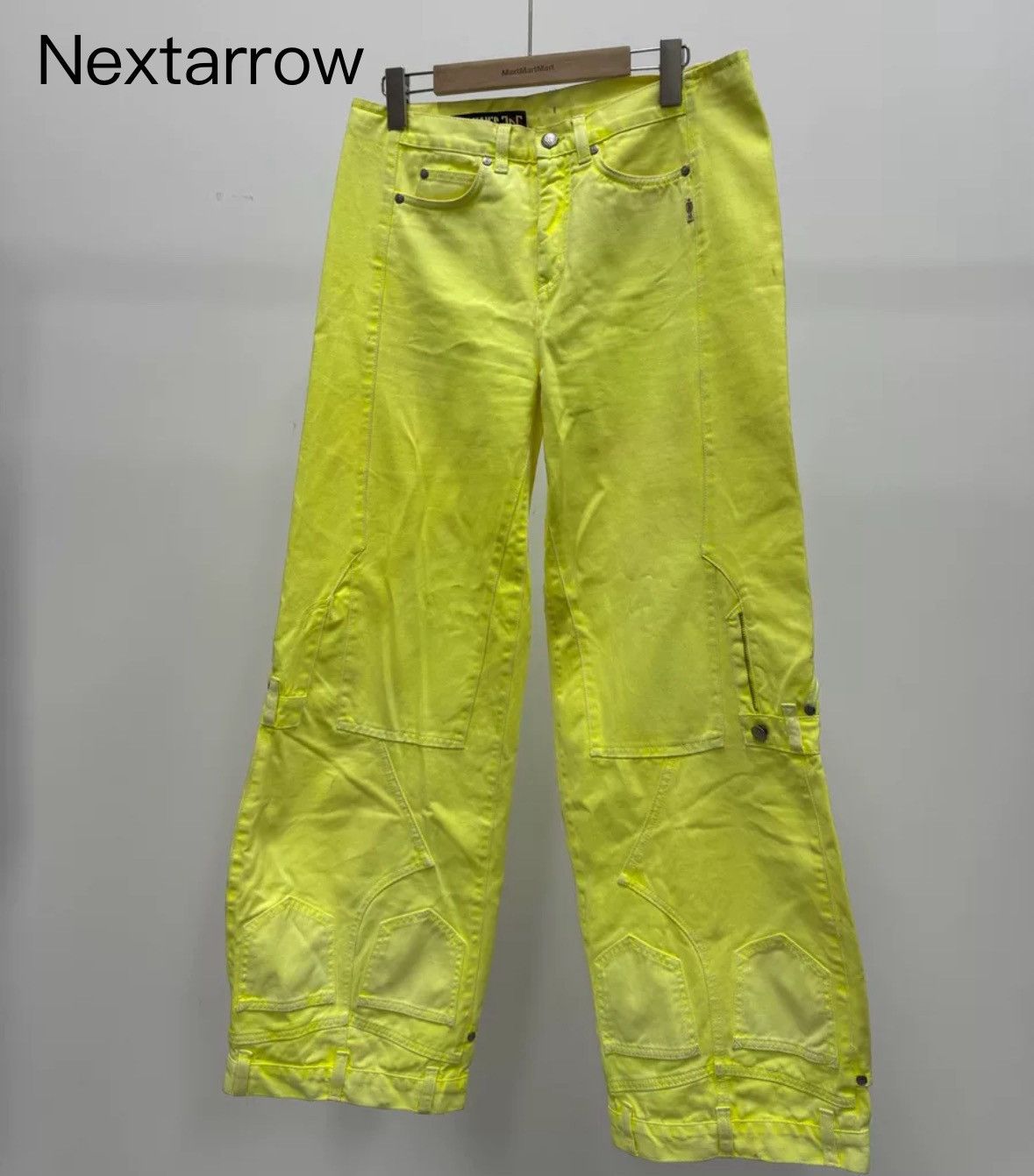 Jean Paul Gaultier Jean Paul Gaultier Inverted of Lemon Yellow Jeans Size US 30 / EU 46 - 1 Thumbnail