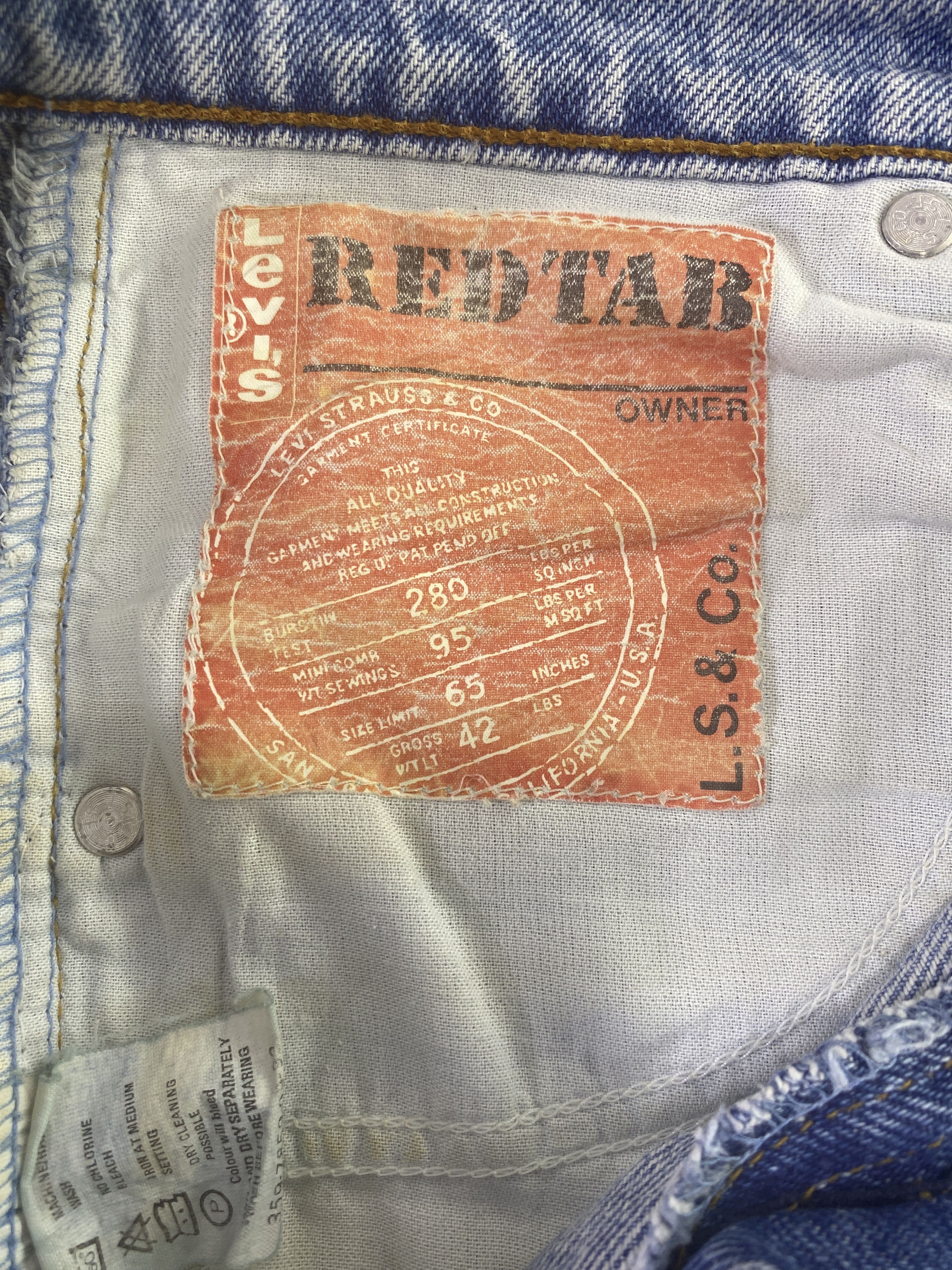 Levi's 90s Levi's vintage 514 Blue Wash Jeans - J926 Size US 26 / EU 42 - 9 Thumbnail