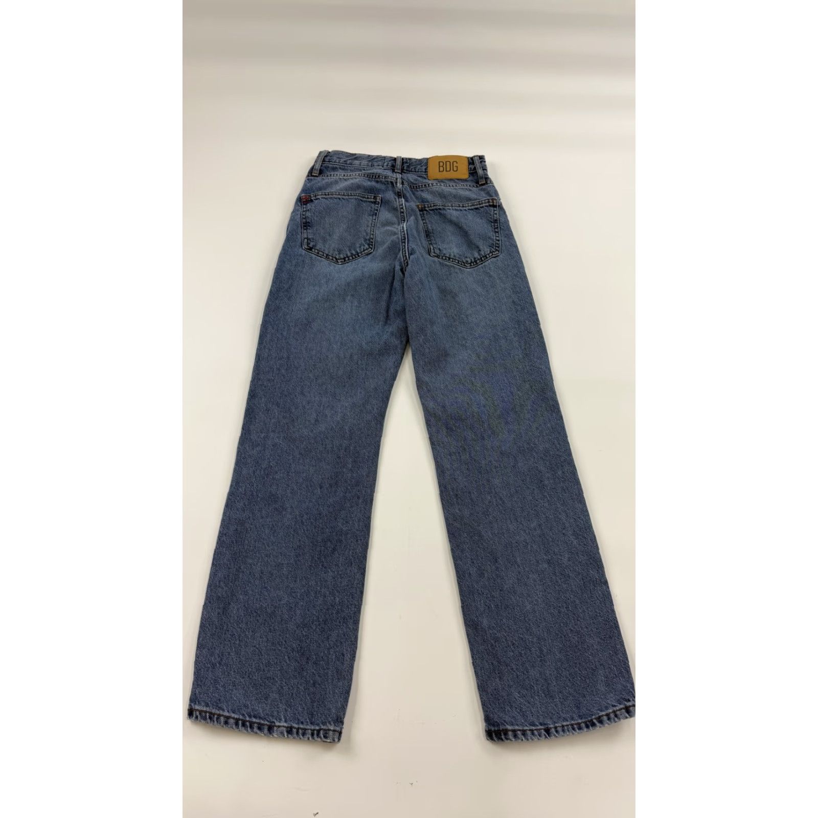 Bdg BDG Cowboy Jeans Womens 26 Blue Straight Leg High Rise 100% Cotton Denim Pants Size 26" / US 2 / IT 38 - 6 Thumbnail