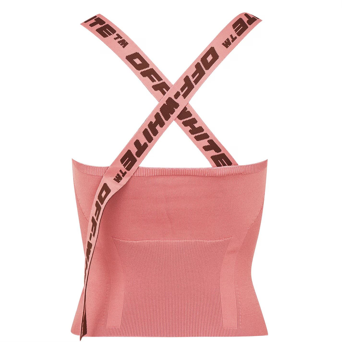 o1g2r1mq1224 Logo Band Tank Top in Pink
