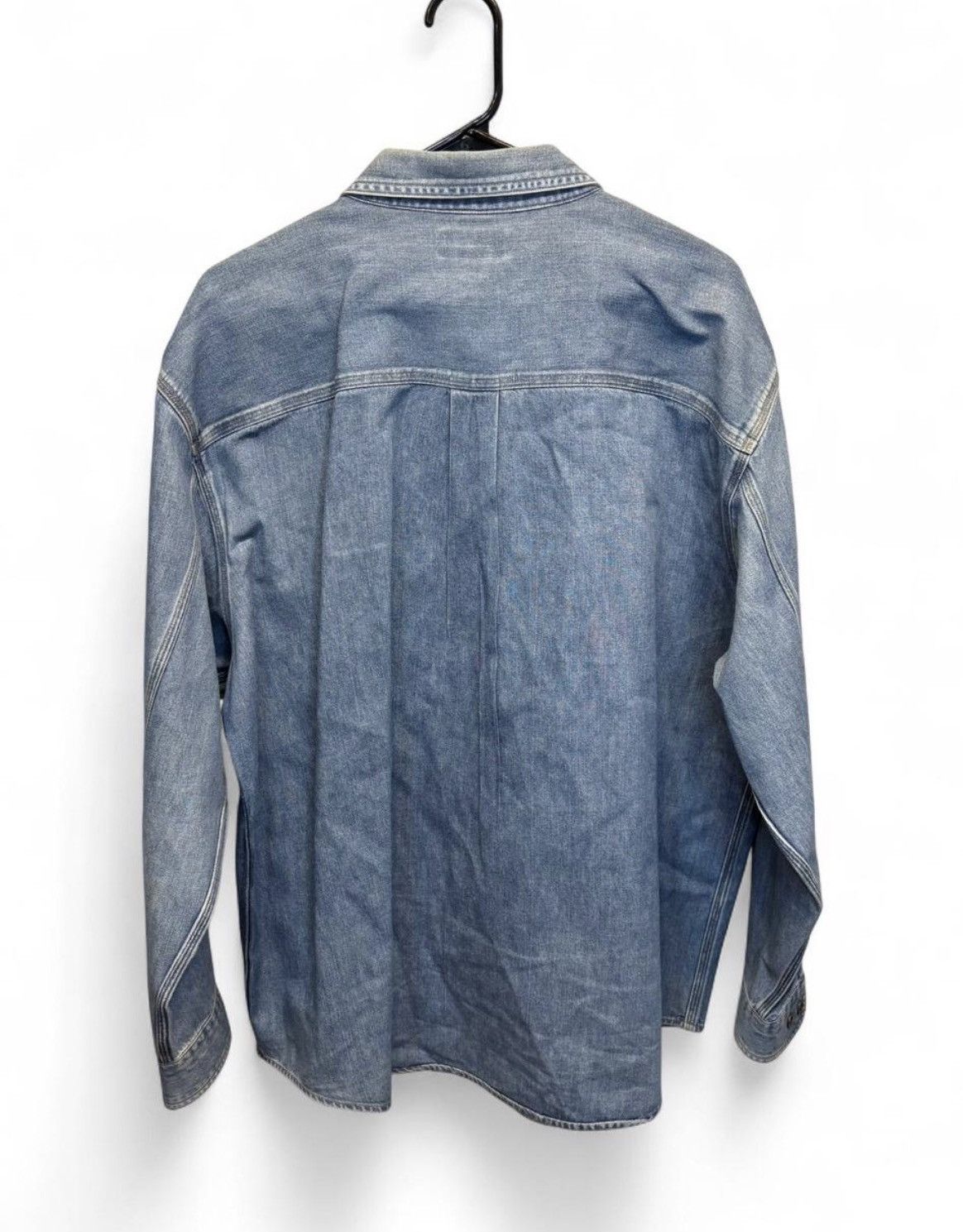 Carhartt Vintage Carhartt Western Denim Pearl Snap Shirt Men Blue Size US XL / EU 56 / 4 - 2 Thumbnail