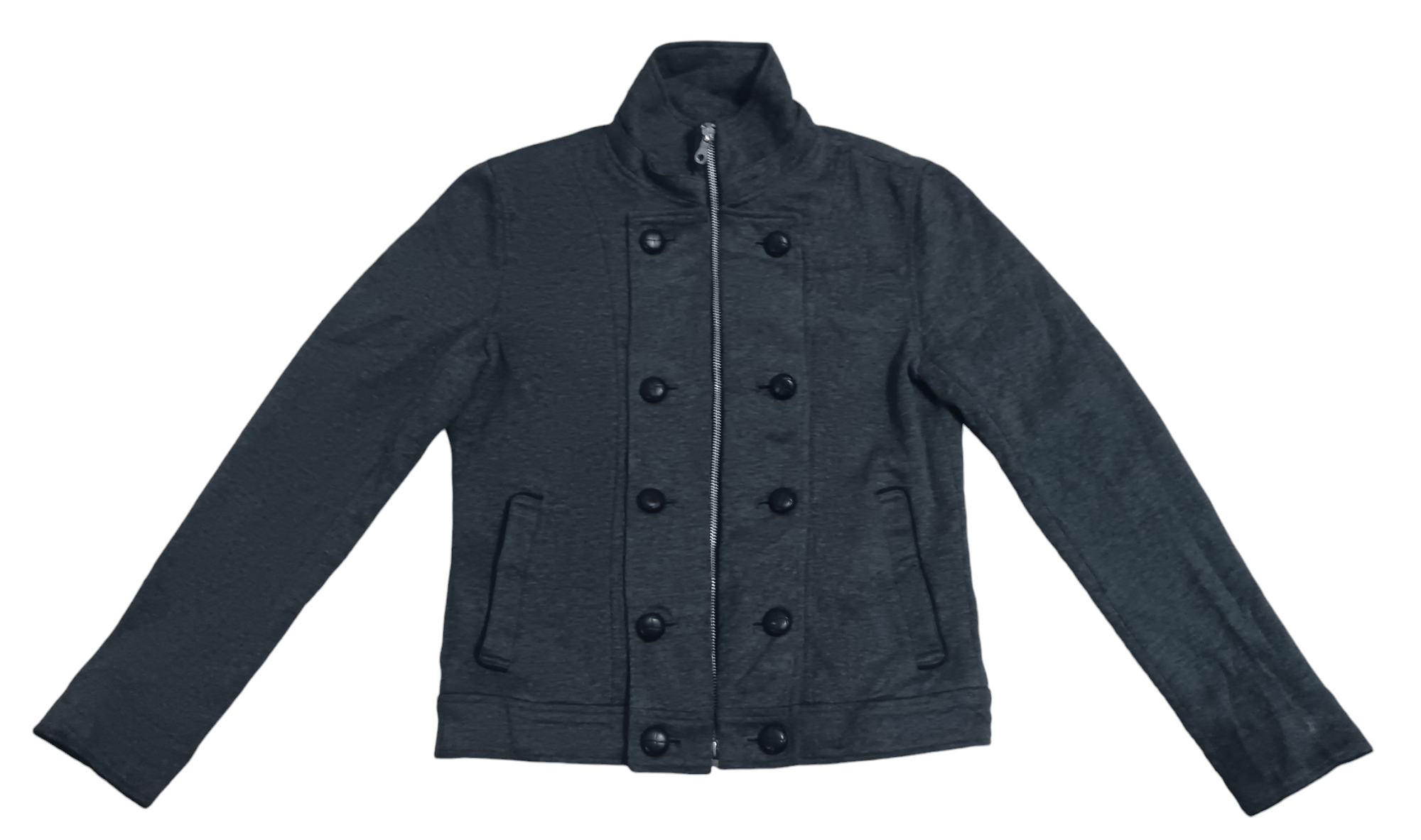 Japanese Brand × Michel Klein MICHEL KLEIN DOUBLE BREAST ZIPPER JACKET Size L / US 10 / IT 46 - 1 Thumbnail