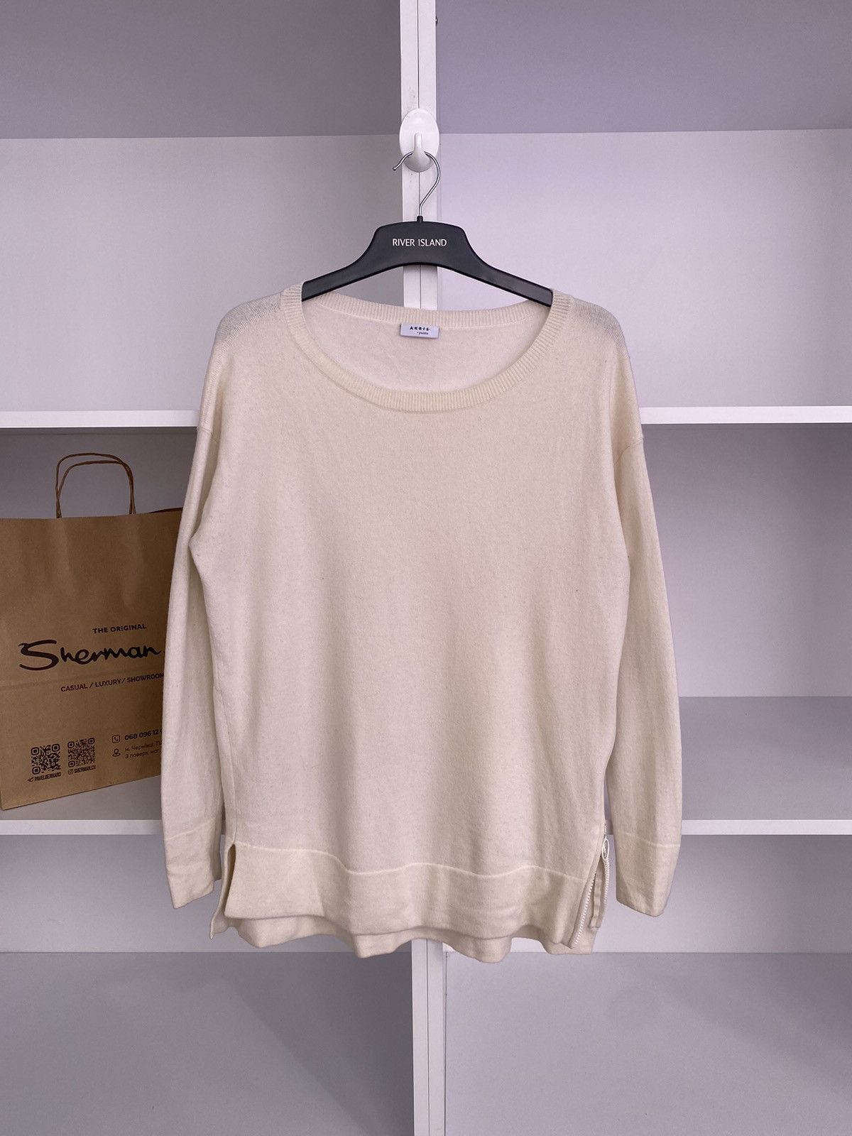 Akris × Designer × Vintage Vintage Akris Women’s Sweater Size L / US 10 / IT 46 - 3 Thumbnail