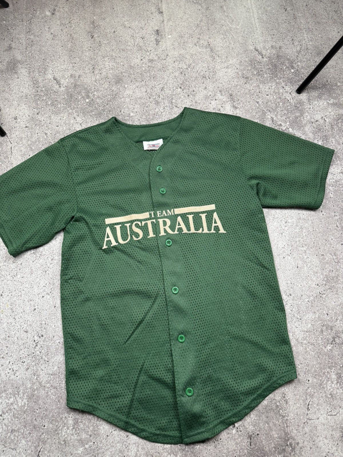 Vintage Vintage 1980’s Team Work Athletics Apparel Australia Jersey Size US M / EU 48-50 / 2 - 2 Thumbnail