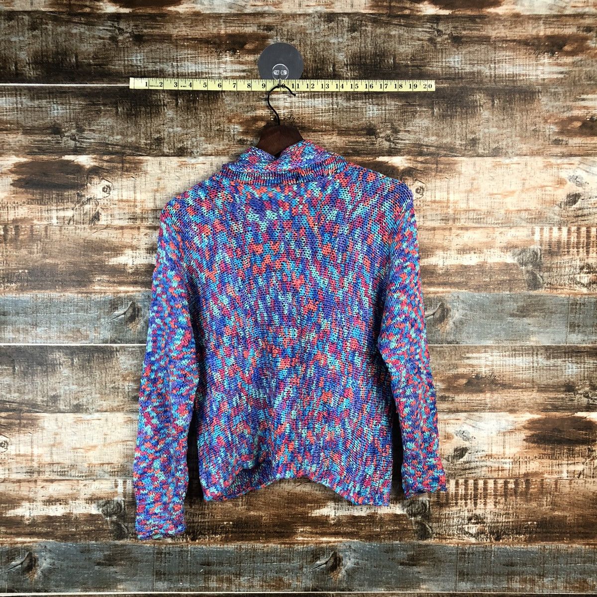 Homespun Knitwear × Japanese Brand DLL Japanese Brand Blue Cardigan Knitwear #C523 Size XS / US 0-2 / IT 36-38 - 10 Thumbnail