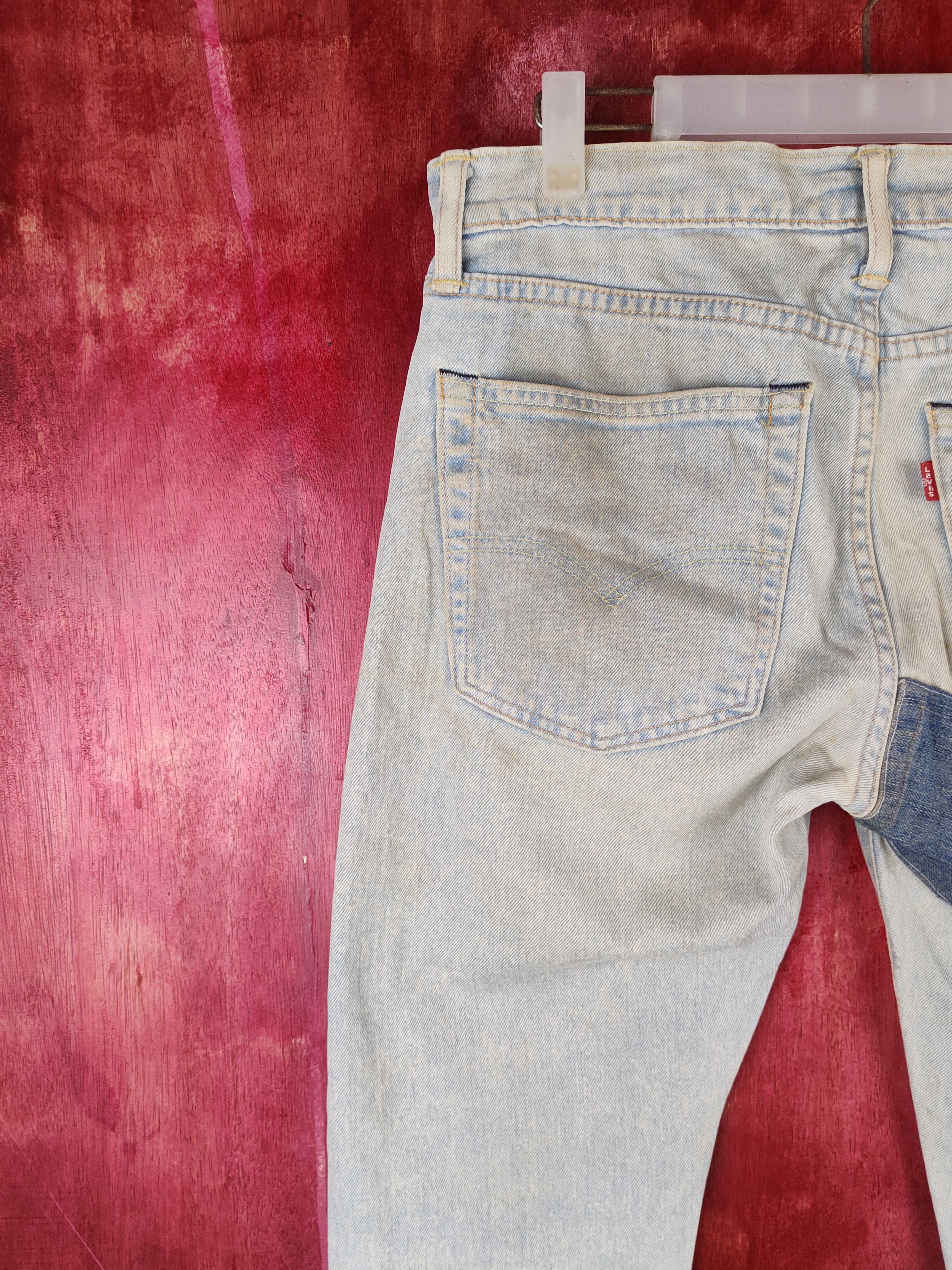 Levi's 519 Levi's Blue Faded vintage Skinny Denim #S1413 Size US 32 / EU 48 - 8 Thumbnail