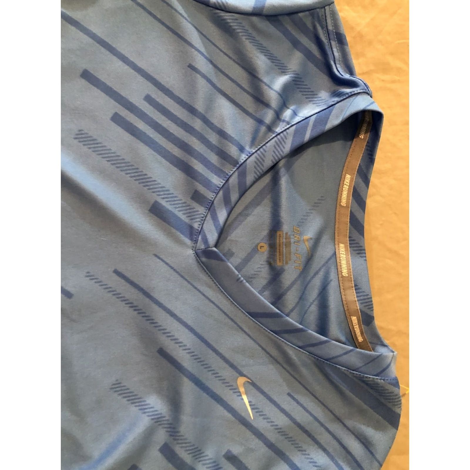 Nike VINTAGE? Nike Shirt Womens L Large Blue Athletic Long Sleeve Shirt Mens? Size L / US 10 / IT 46 - 2 Thumbnail